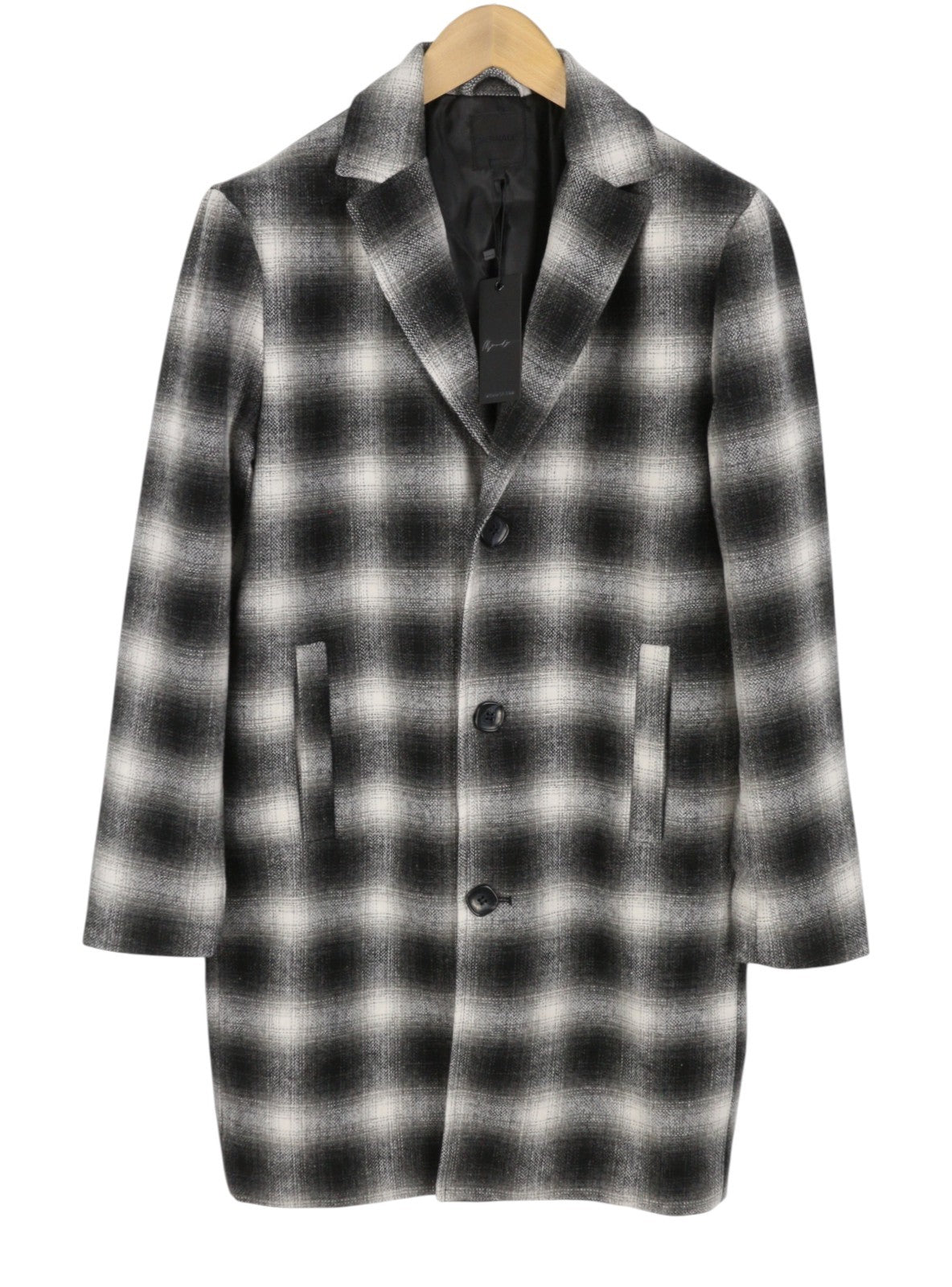 Black Polyester Coat