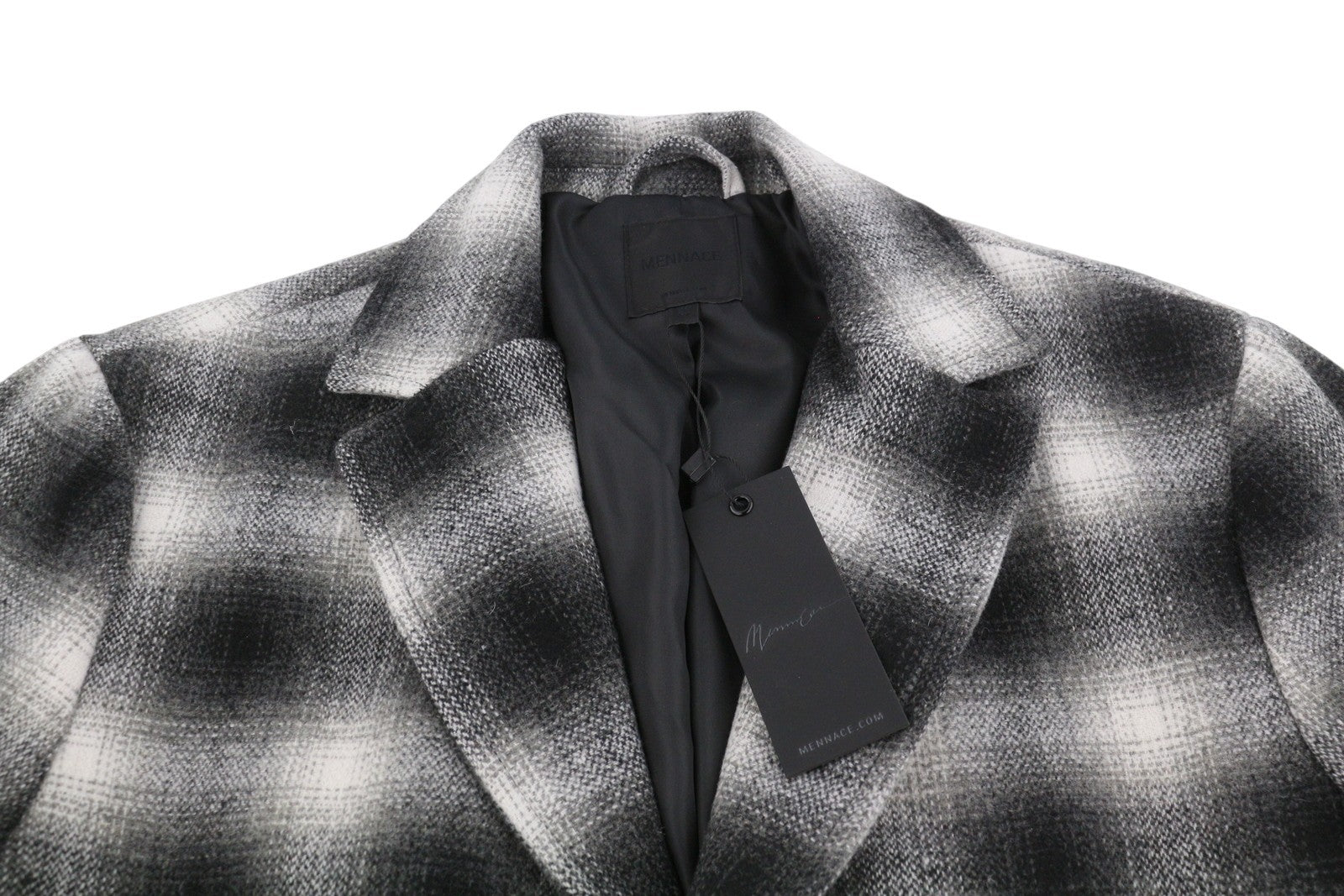 Black Polyester Coat