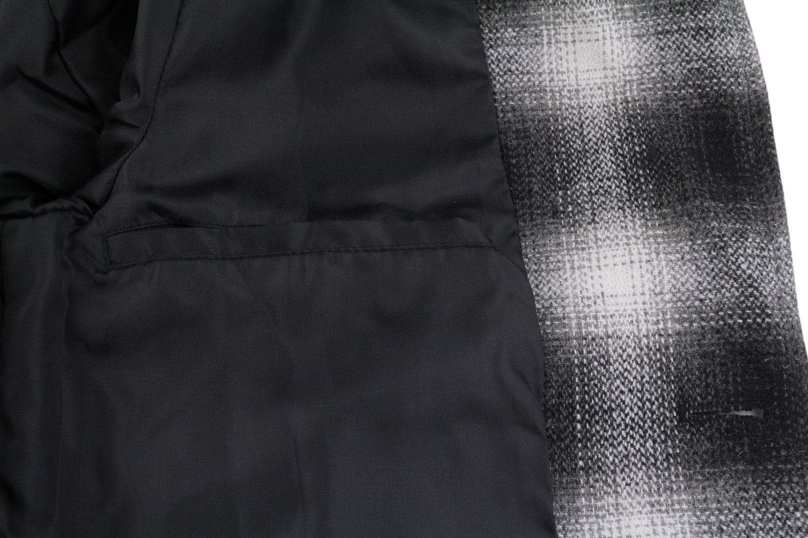 Black Polyester Coat
