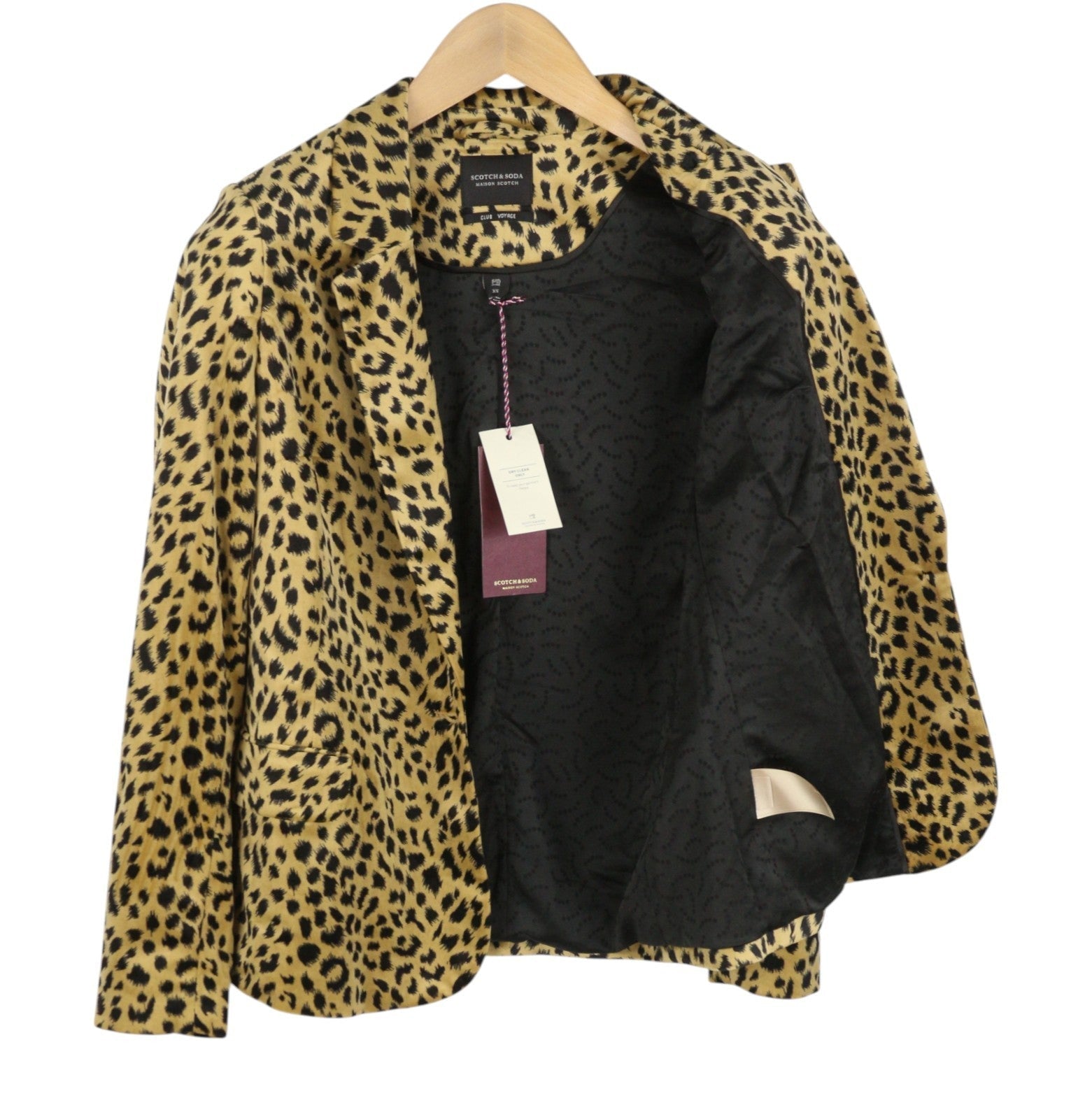 Brown Polyester Blazer