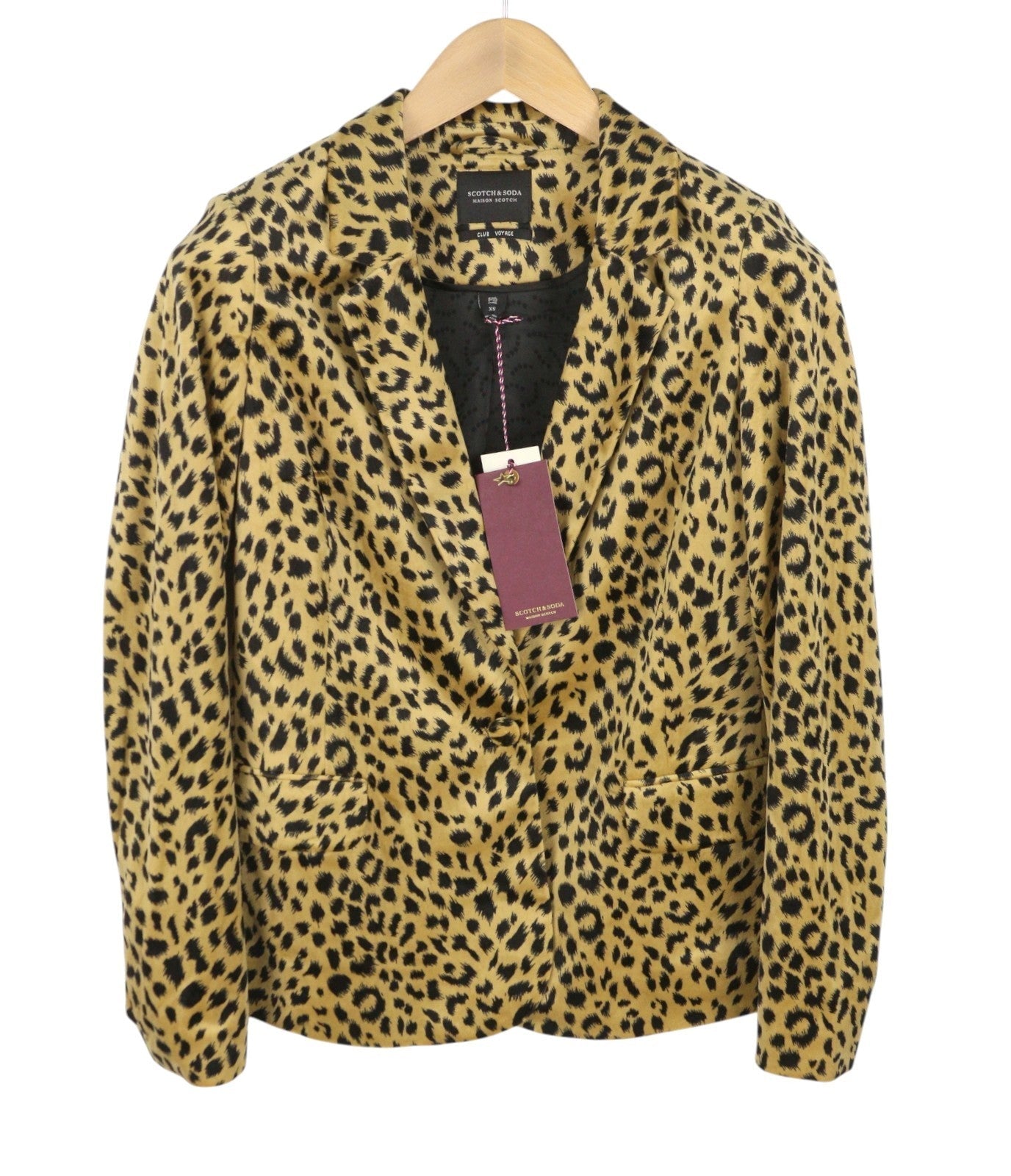 Brown Polyester Blazer
