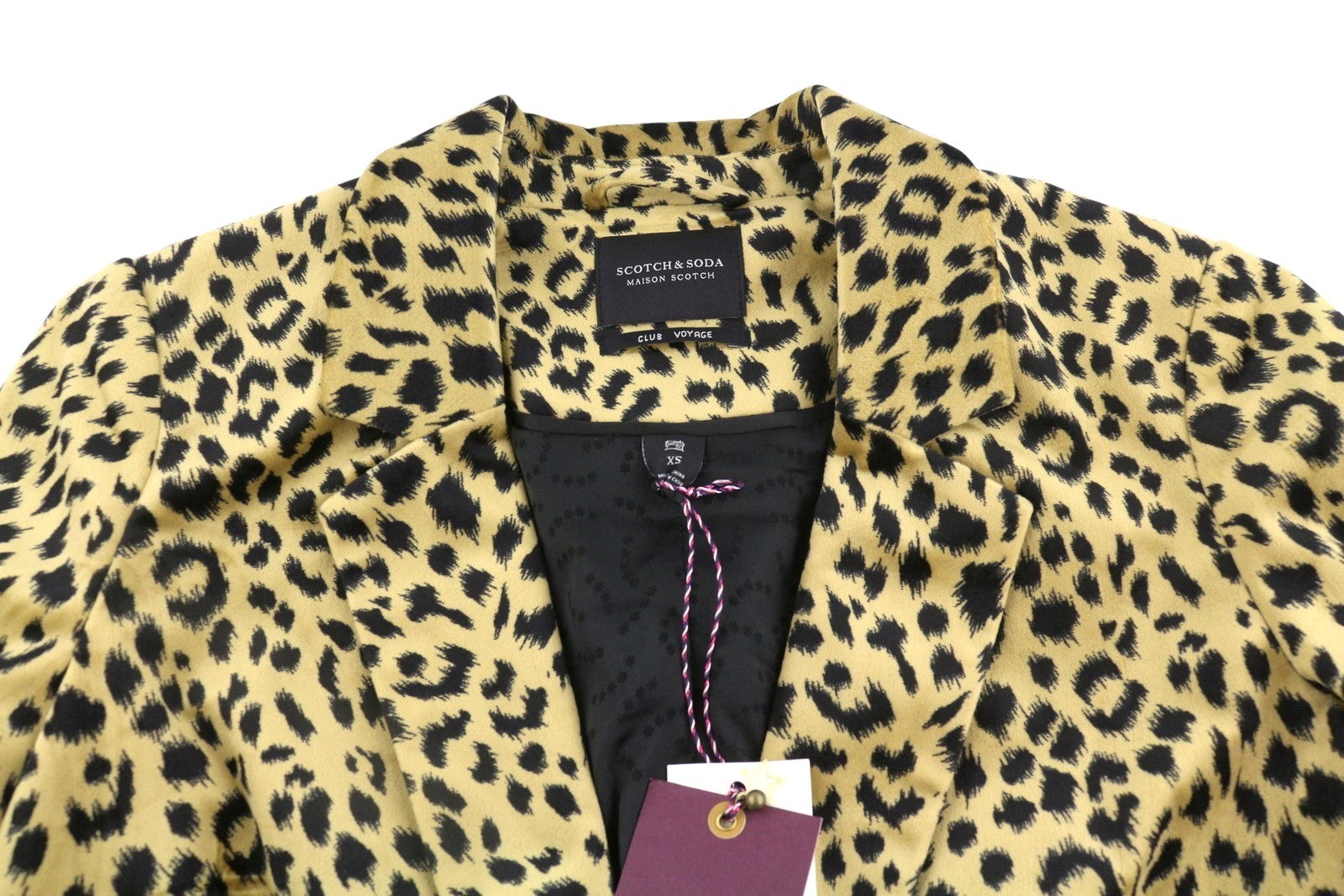 Brown Polyester Blazer