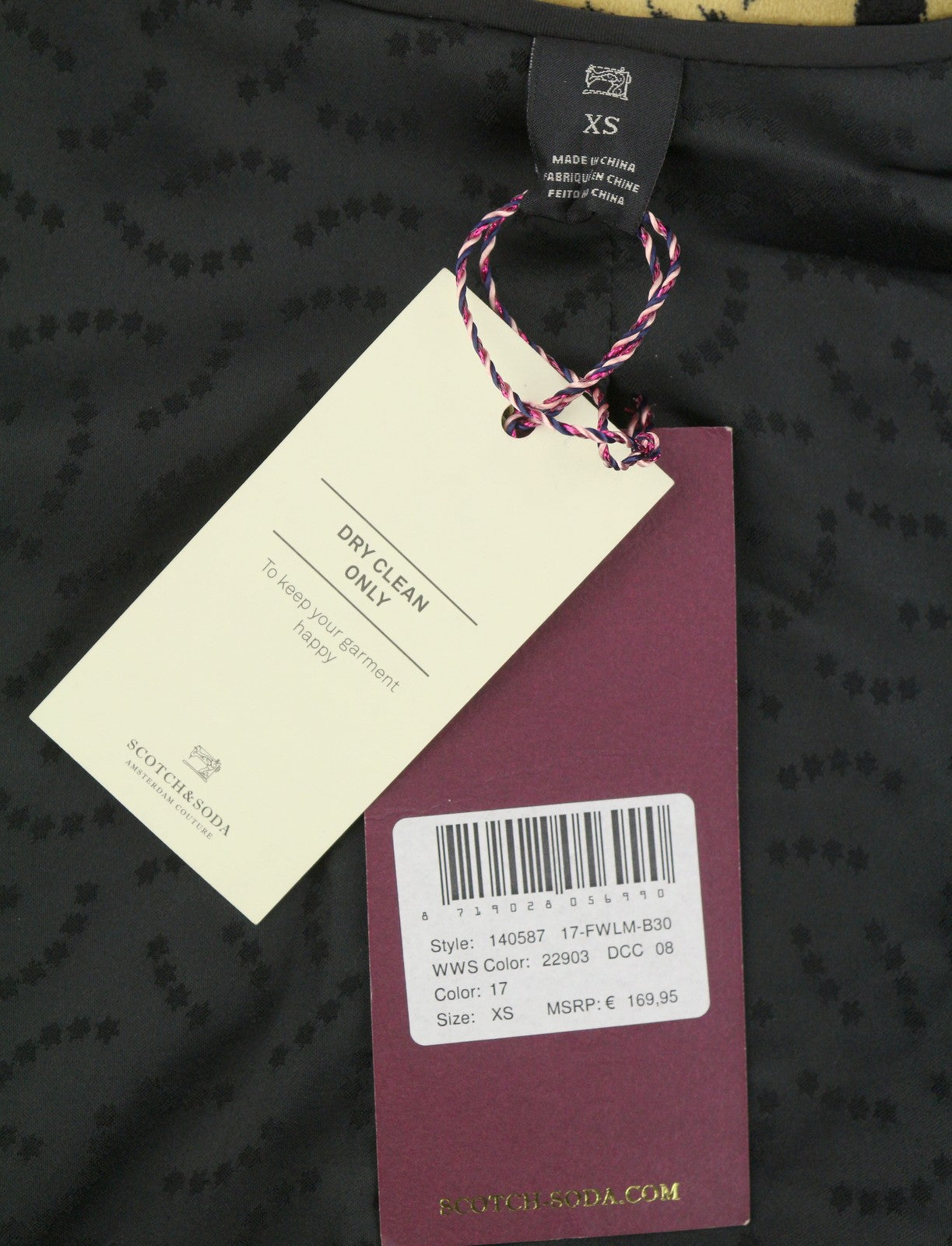 Brown Polyester Blazer