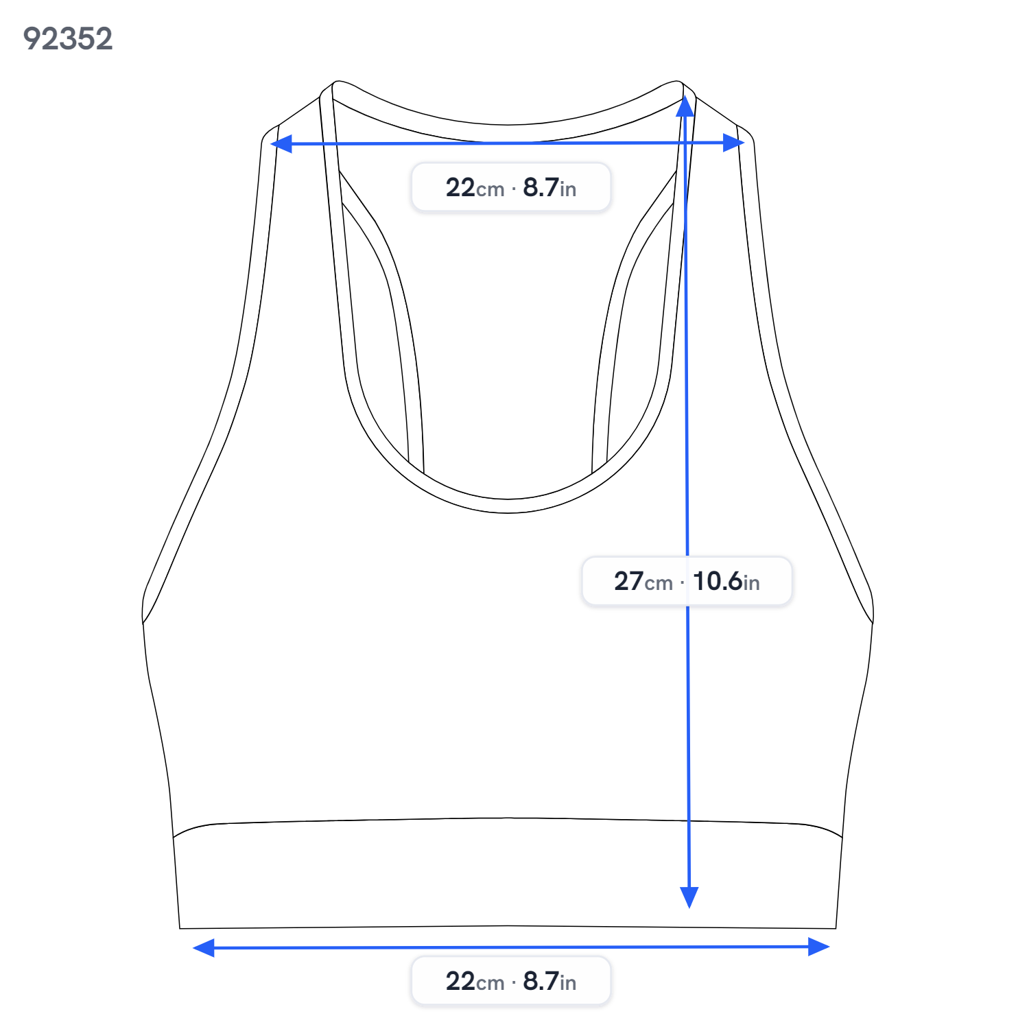 Sports Bra Power Down