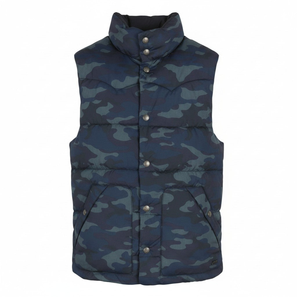 Blue Polyester Waistcoat