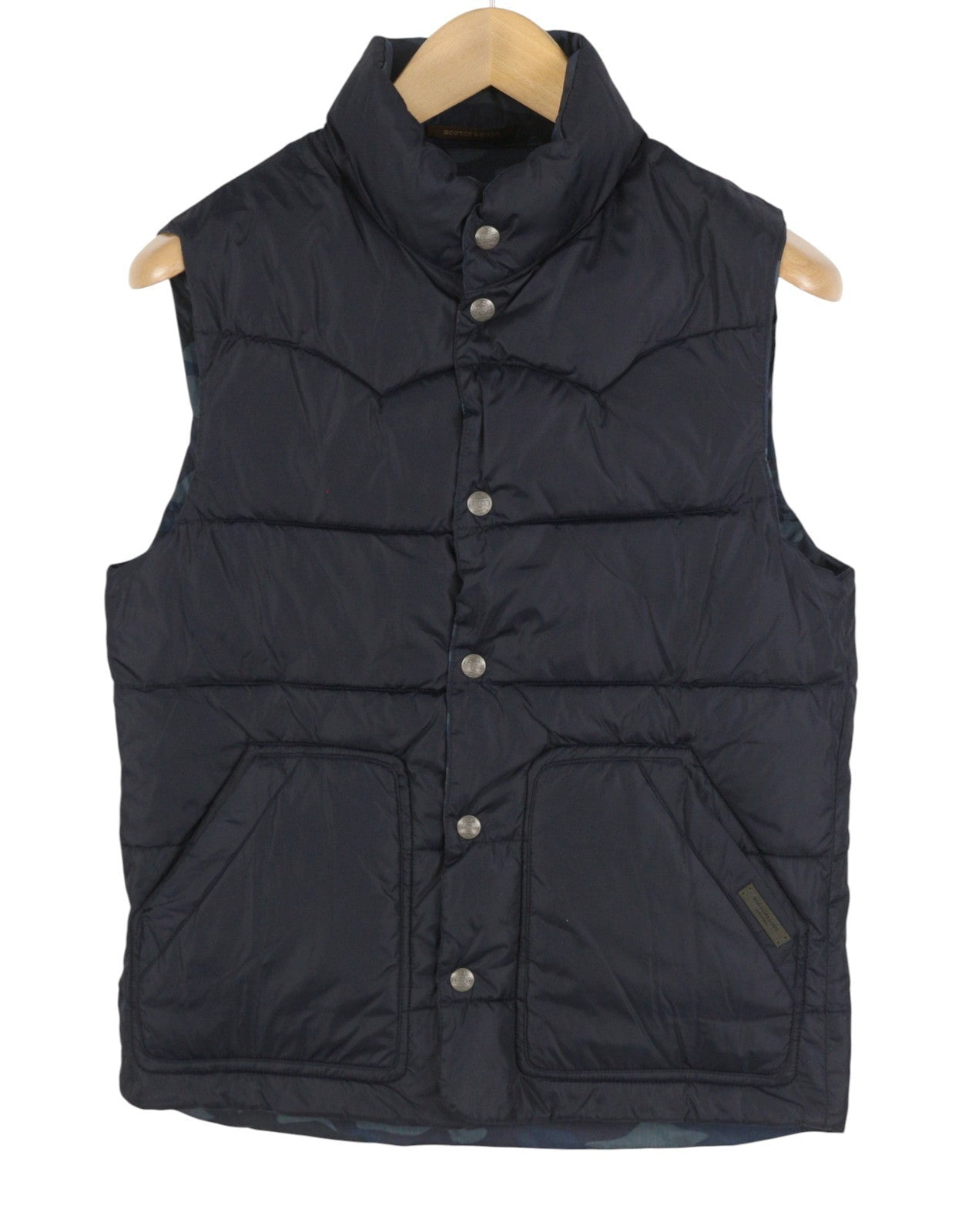 Blue Polyester Waistcoat