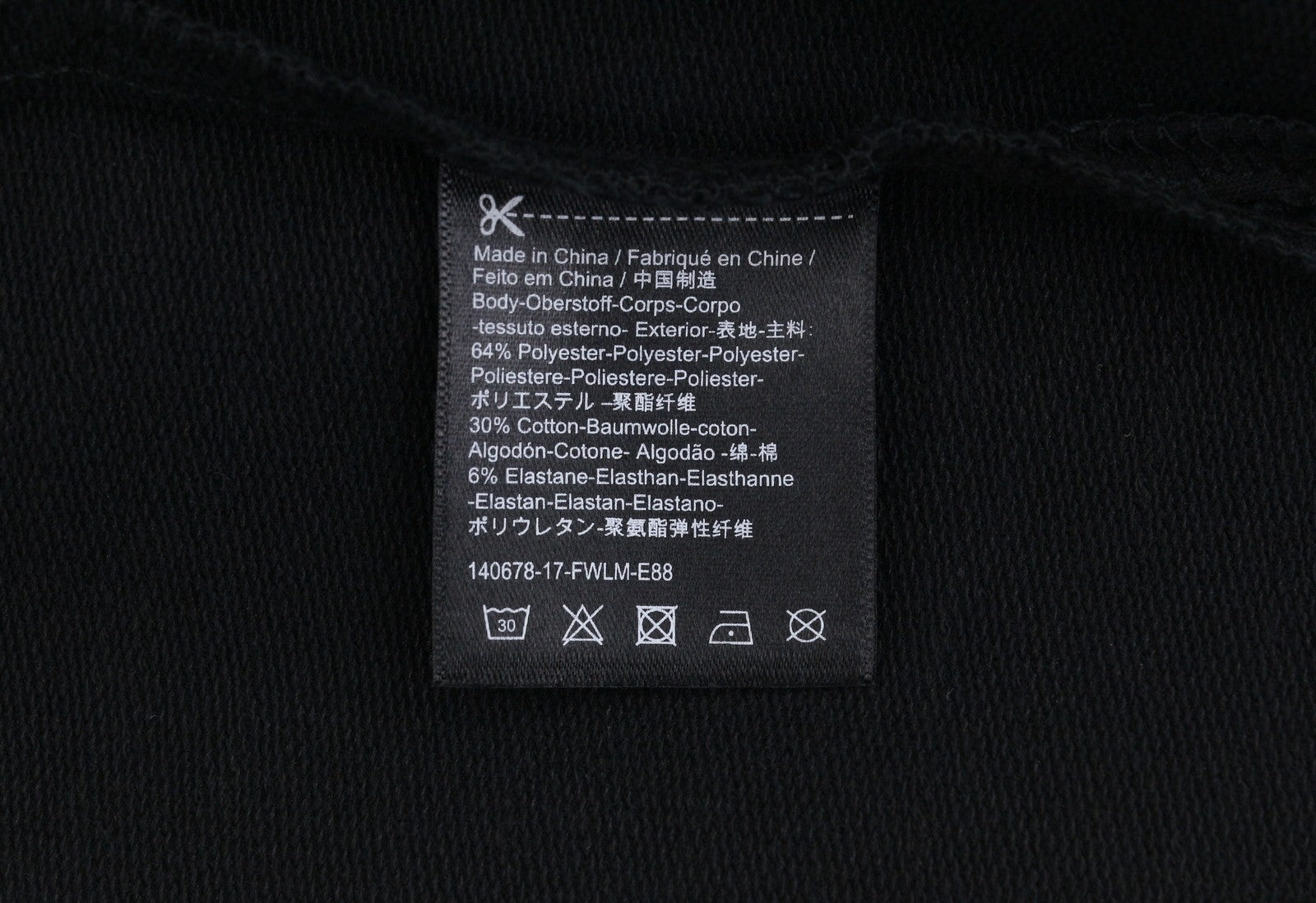 Black Polyester Dress