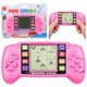 Portable Lcd Tetris Electronic Game Console Pink