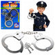 Handcuffs For A Little Policeman Metal With Keys For Children Silver