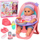 Baby Doll Peeing Babbles Cries Speaks 12 Sounds Accessories Chair
