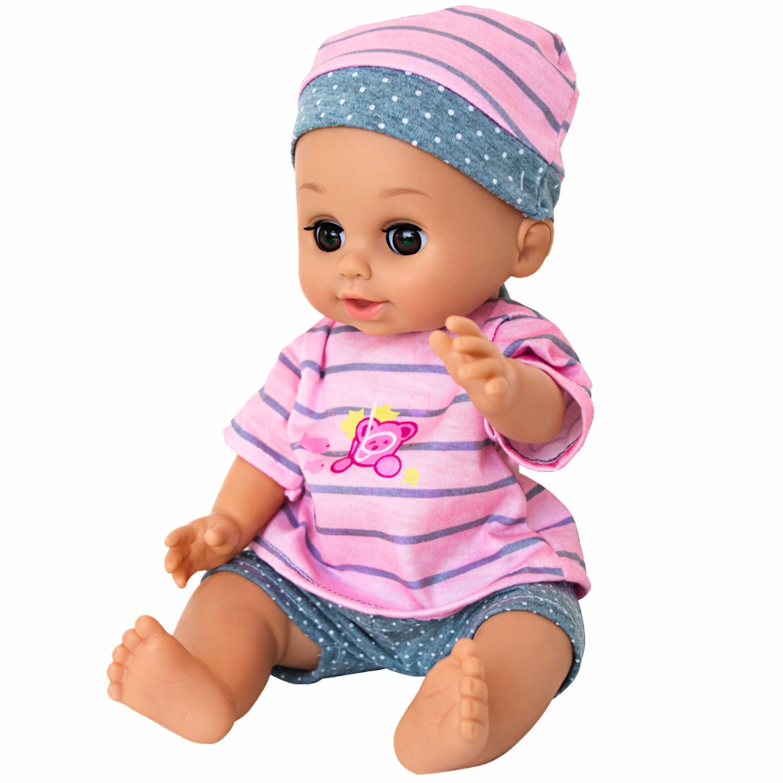 Baby Doll Peeing Babbles Cries Speaks 12 Sounds Accessories Chair