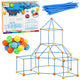 Creative Set Of Construction Tubes For Spatial Building 340 Pcs.