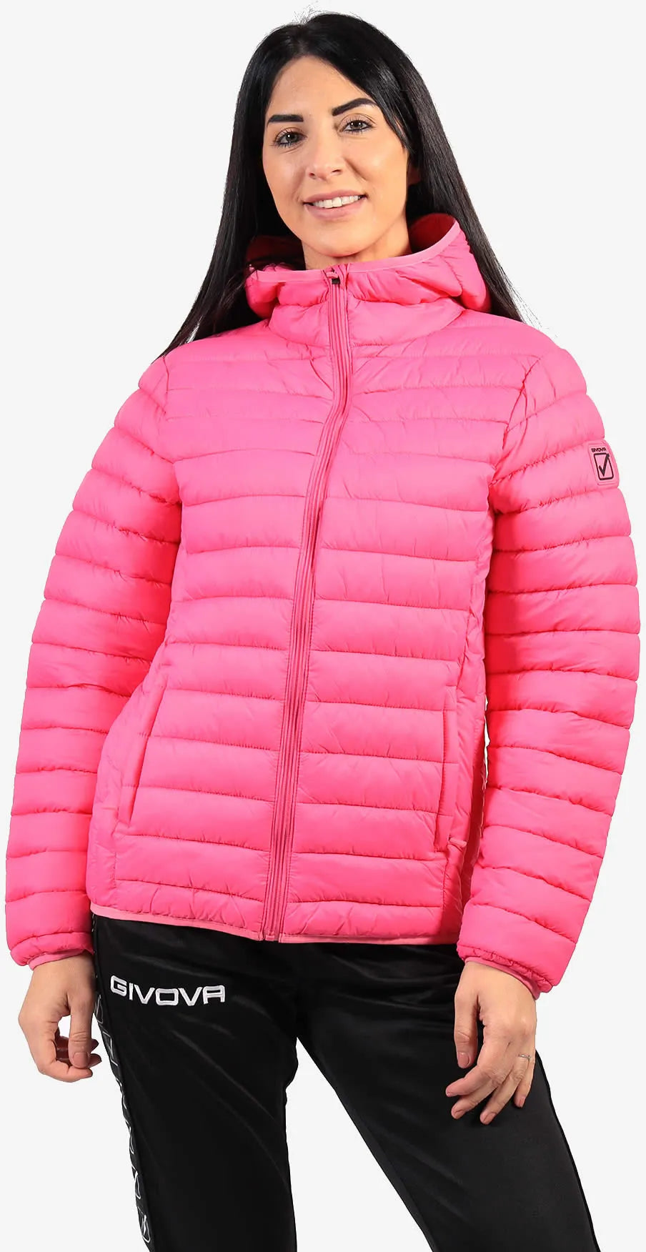 Chaqueta de invierno givova capri rosa s