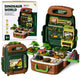 Set Of Dinosaurs In A Backpack Suitcase Figures Educational Cards Accessories 30 Pcs.