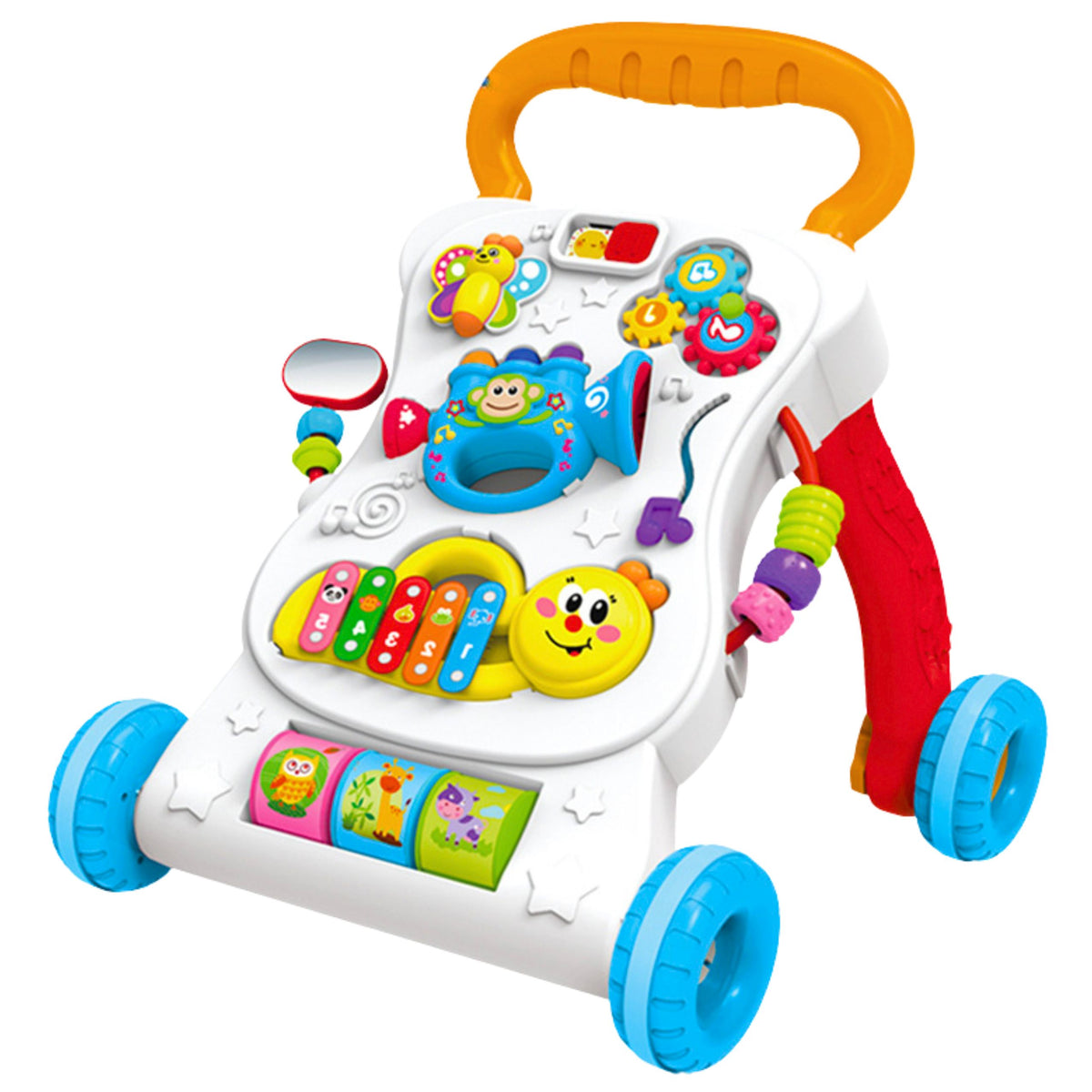 Pusher Walker Pannello musicale interattivo educativo Suoni 3 in 1