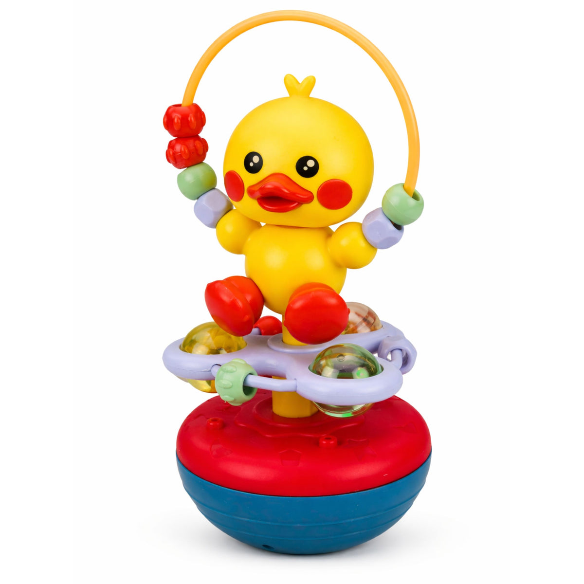 Wanka Stand Up Duck Sons Interativos Educacionais Chocalho Amarelo