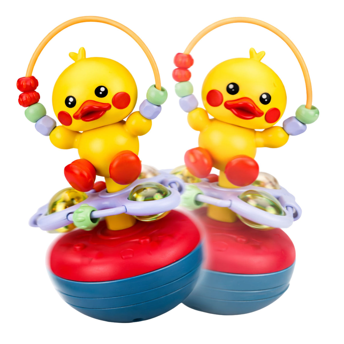 Wanka Stand Up Duck Sons Interativos Educacionais Chocalho Amarelo