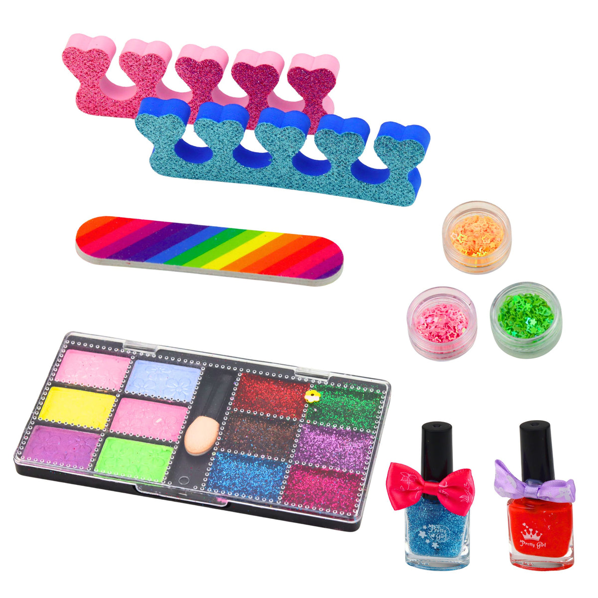 Set de belleza para maquillaje de uñas, bolsa ajustable, accesorios, 20 Uds.