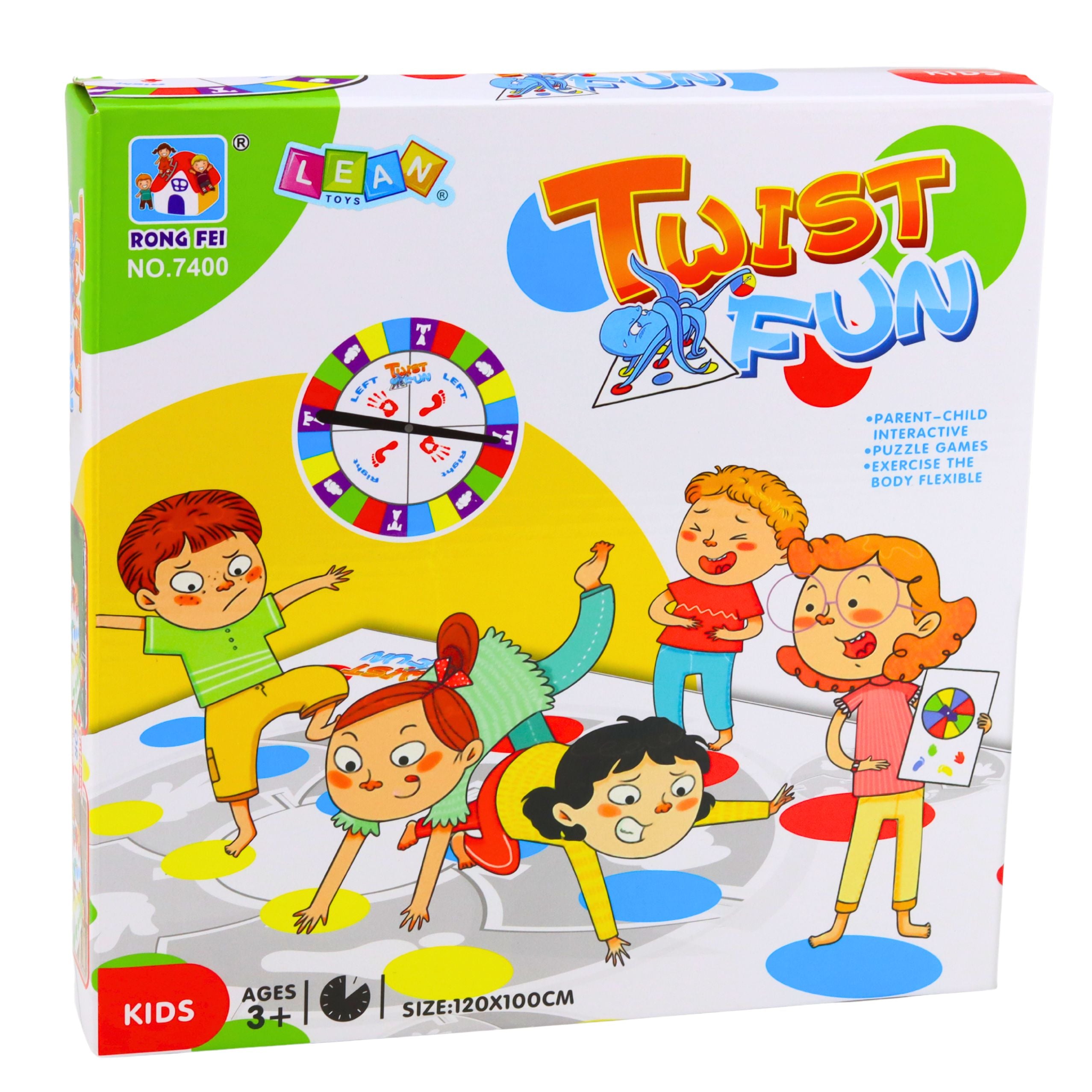 Family Twist Fun Mat Random Wheel Arcade Game