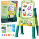 Double-sided Magnetic Dry-erase Chalk Board With Magnets And Chalks 48 pcs.