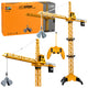 Remote Controlled Construction Crane Rc 360° Rotation Lifting Capacity 120g 71 Cm