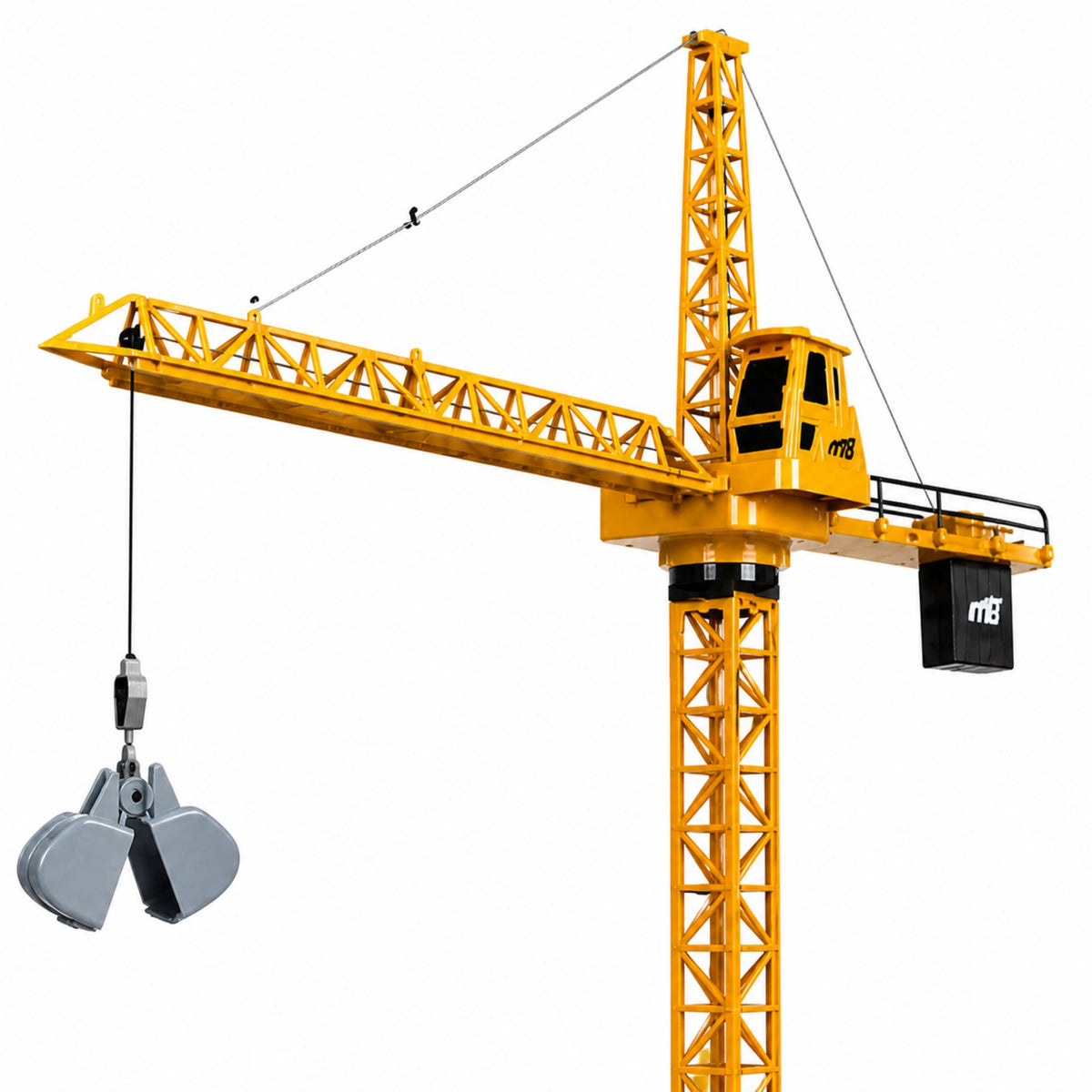 Ferngesteuerter Baukran Rc 360° Drehung Tragfähigkeit 120g 71 cm