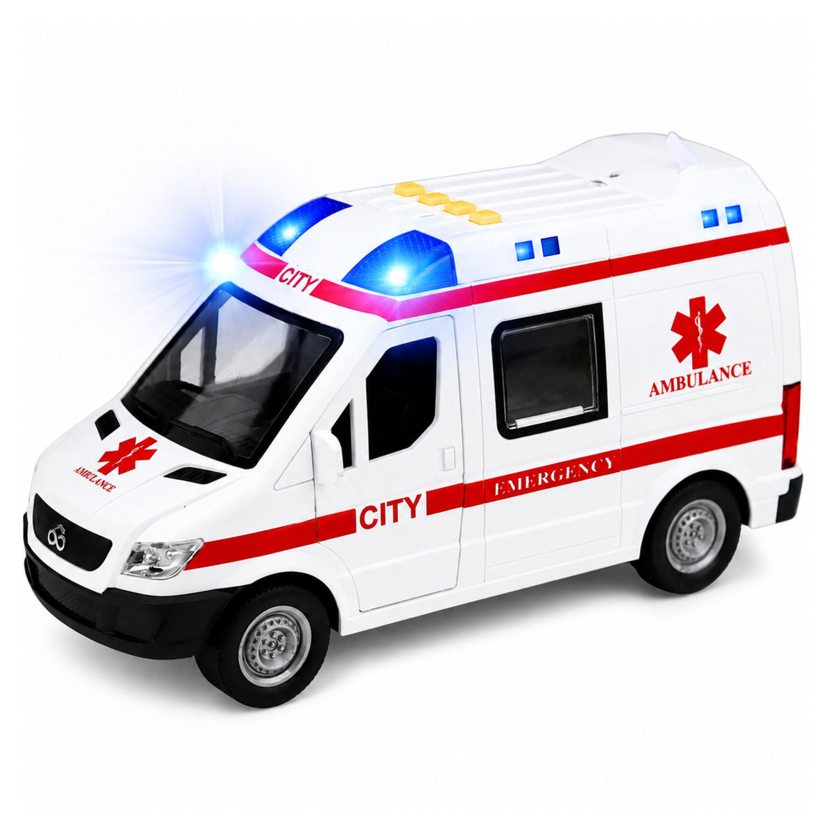 Světla pohonu nosítek ambulance zní bíle 1:10