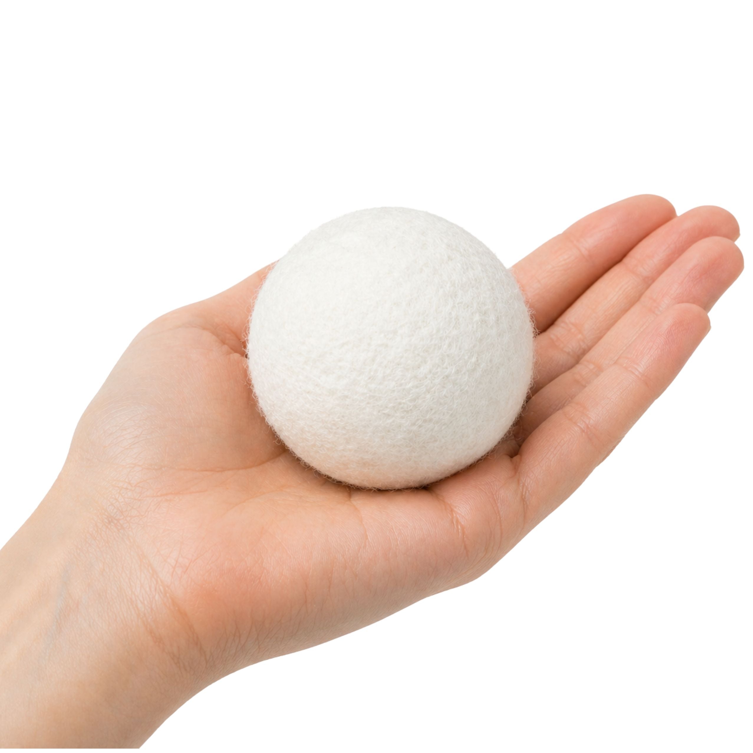 Natural Wool Tumble Dryer Balls Hypoallergenic White 7cm 6pcs.