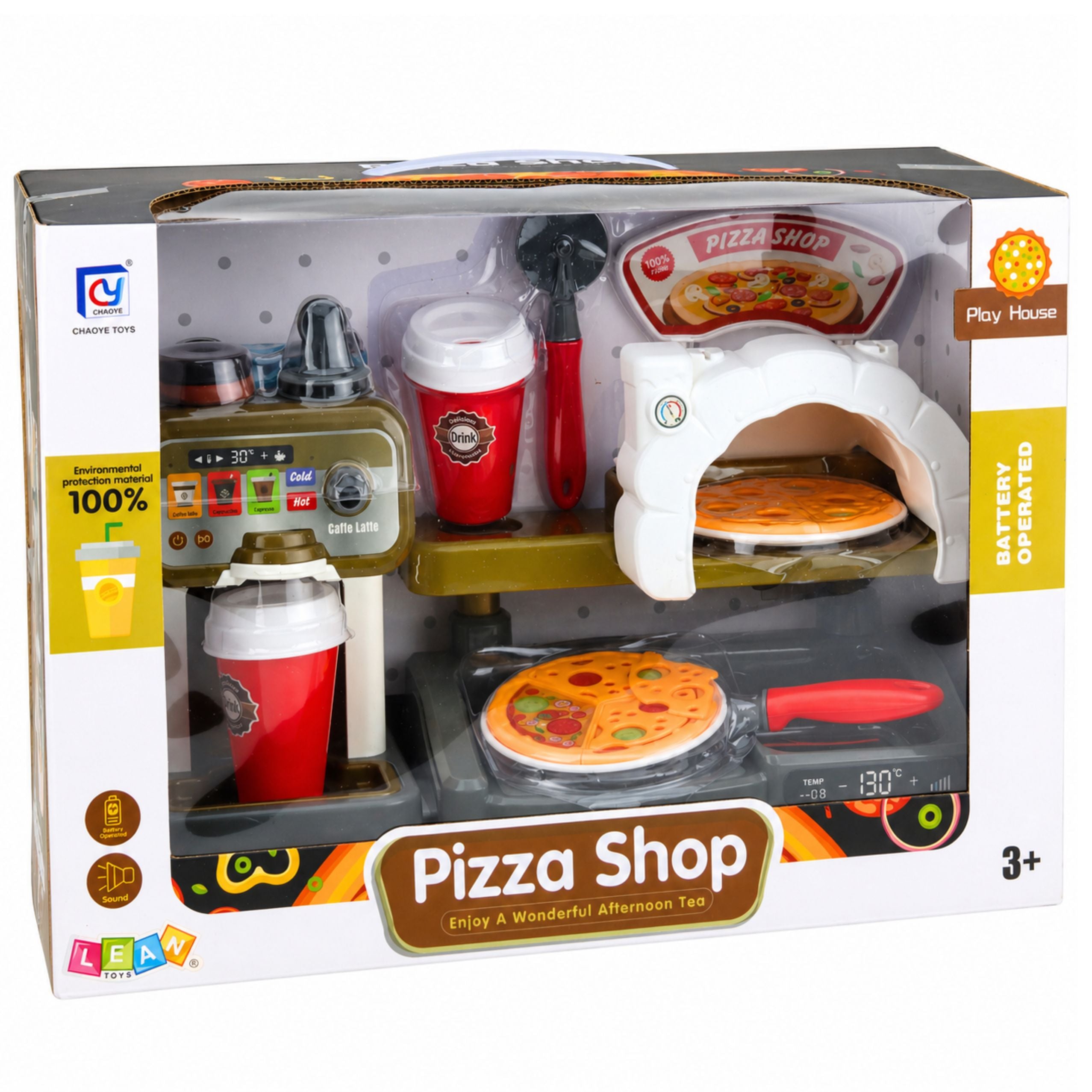 Pizzeria Set Pizza Oven Coffee Maker Accessories Shop