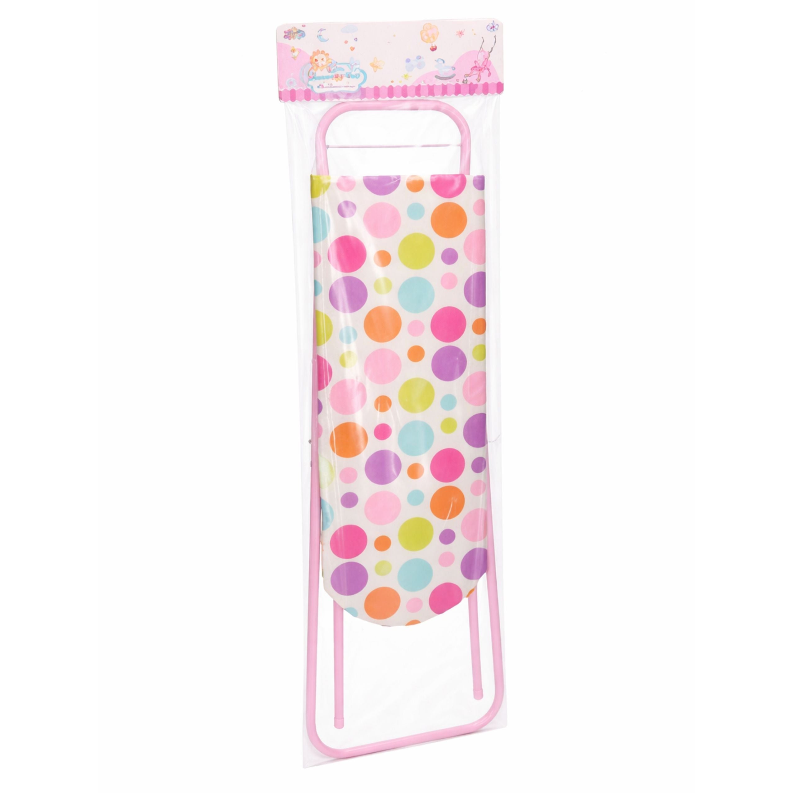 Foldable Metal Toy Ironing Board For Children Dots 61 Cm