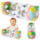 Rullo strisciante gonfiabile per unicorni per bambini 48 x 20 cm