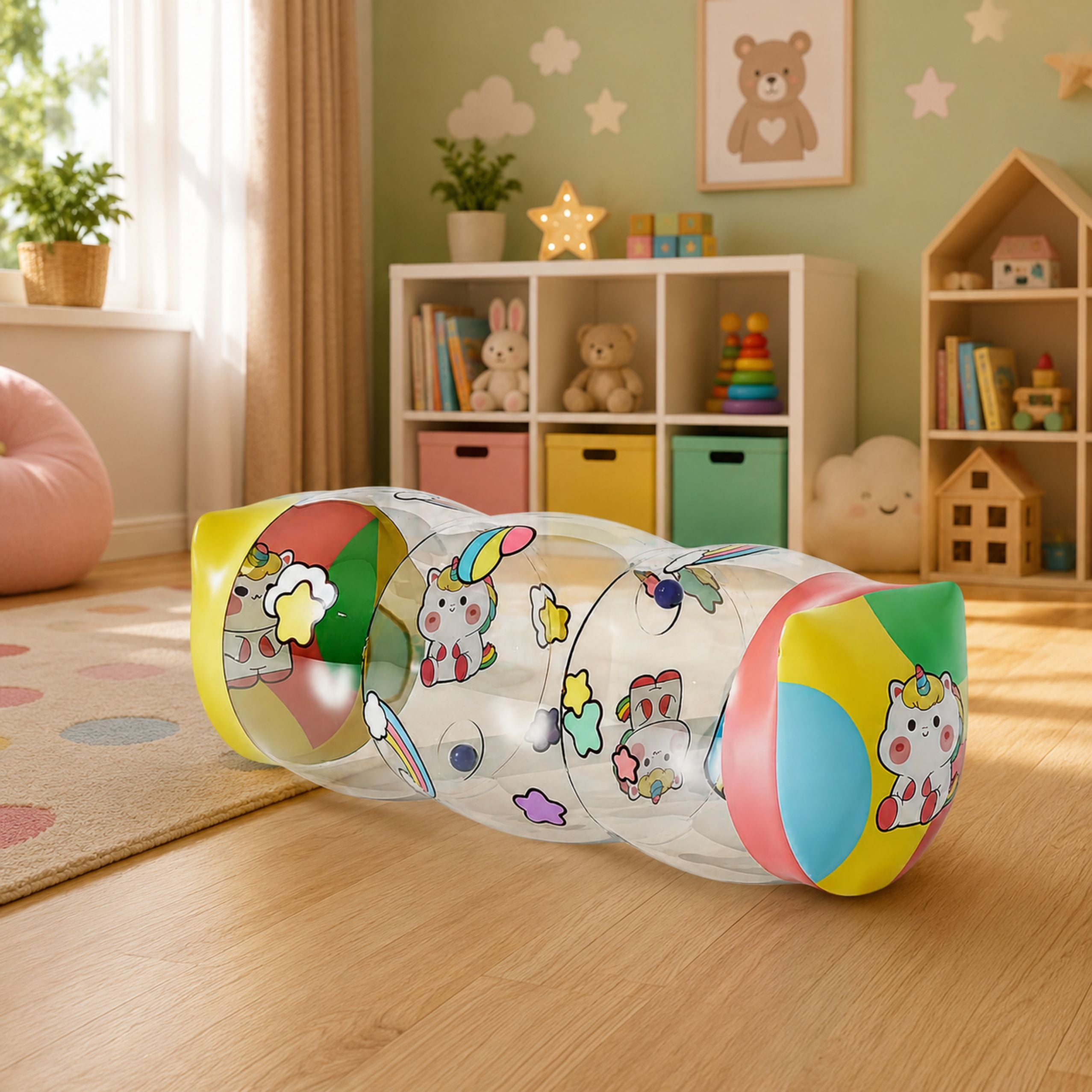 Inflatable Crawling Roller For Toddlers Unicorns 48 X 20cm