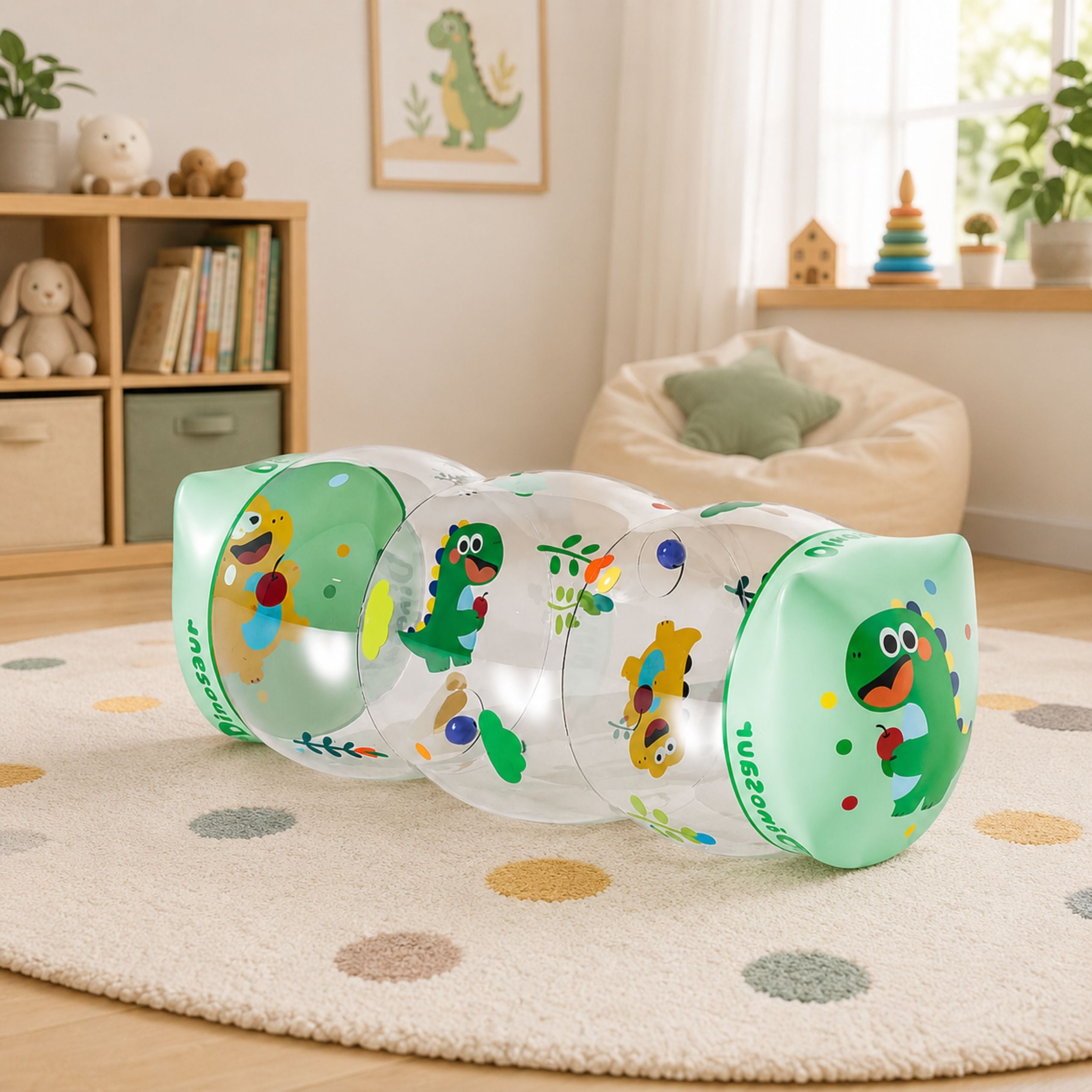 Inflatable Roller For Crawling For Toddlers Dinosaur 51 X 22cm