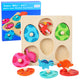 Wooden Puzzle Dinosaurs In Eggs Educational Memory Game