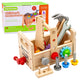 Wooden Toolbox Set For Children With Gears And Nuts