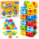 Elephant Tower Skill Game Balancing Elephants Colored Cards 46 Pcs.