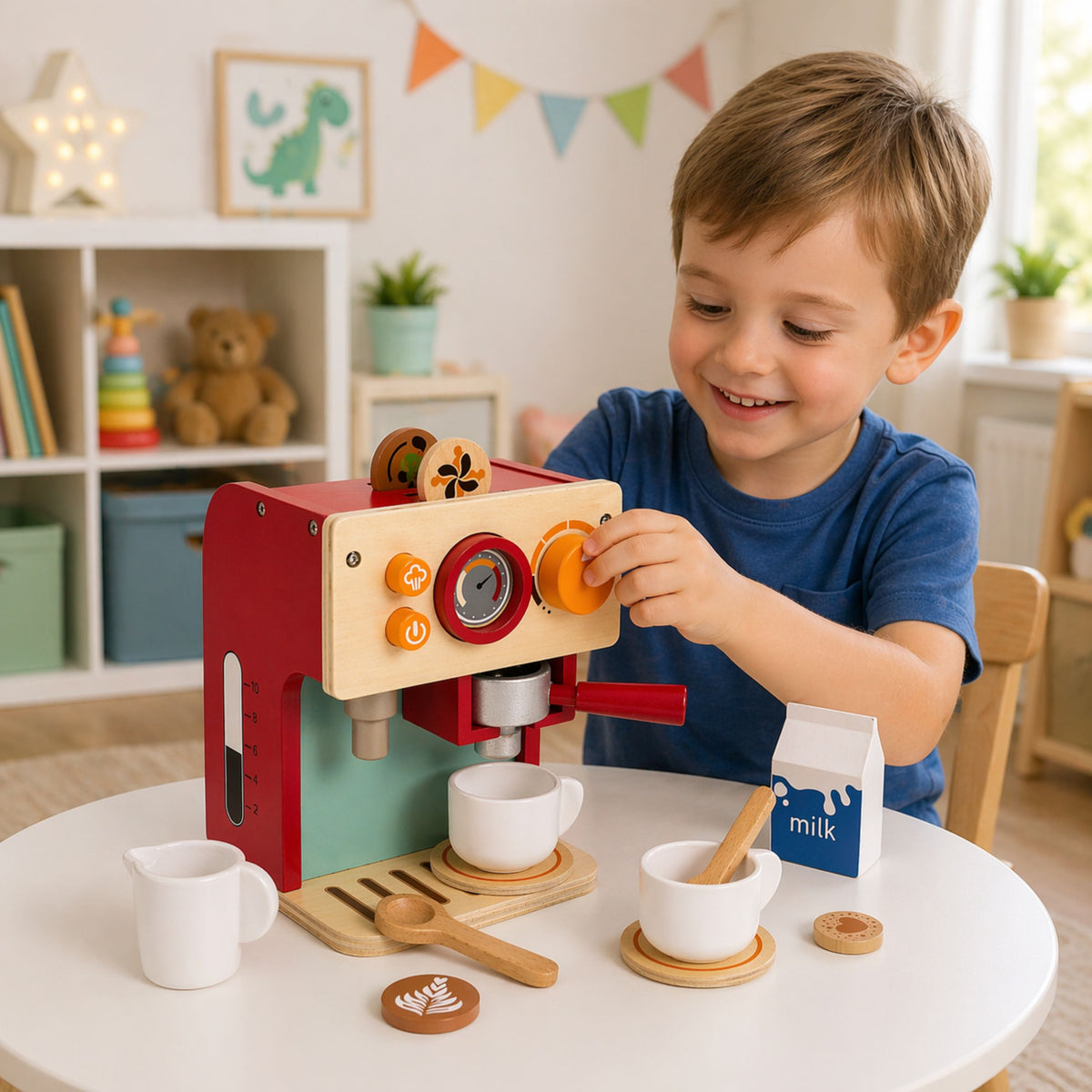 Set caffettiera in legno Tazzine piccole da barista Accessori