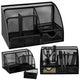 Metal Desk Organizer Office Drawer Compartment Black