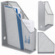 Metal Office Organizer Stand For Documents And Folders Vertical Silver A4