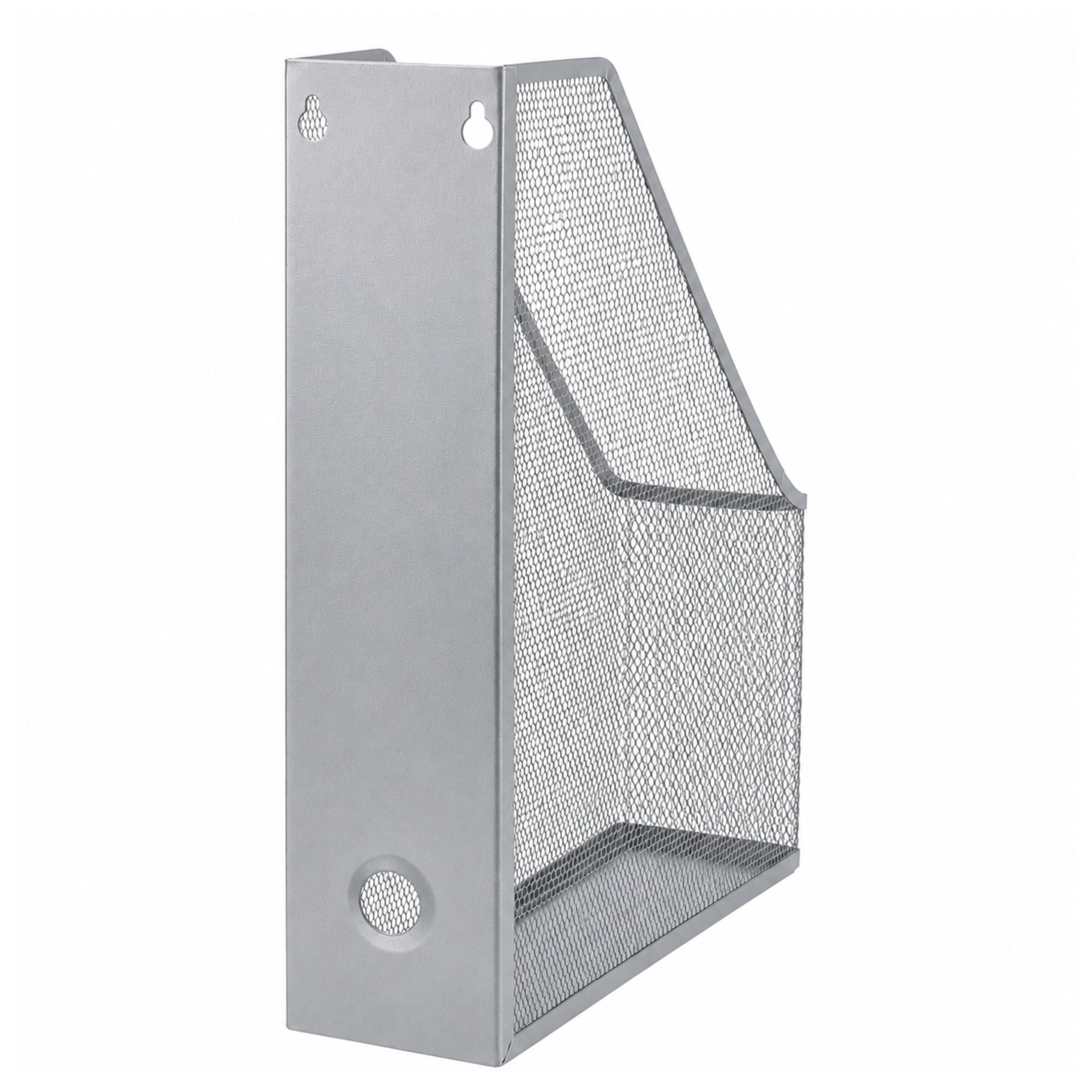 Metal Office Organizer Stand For Documents And Folders Vertical Silver A4