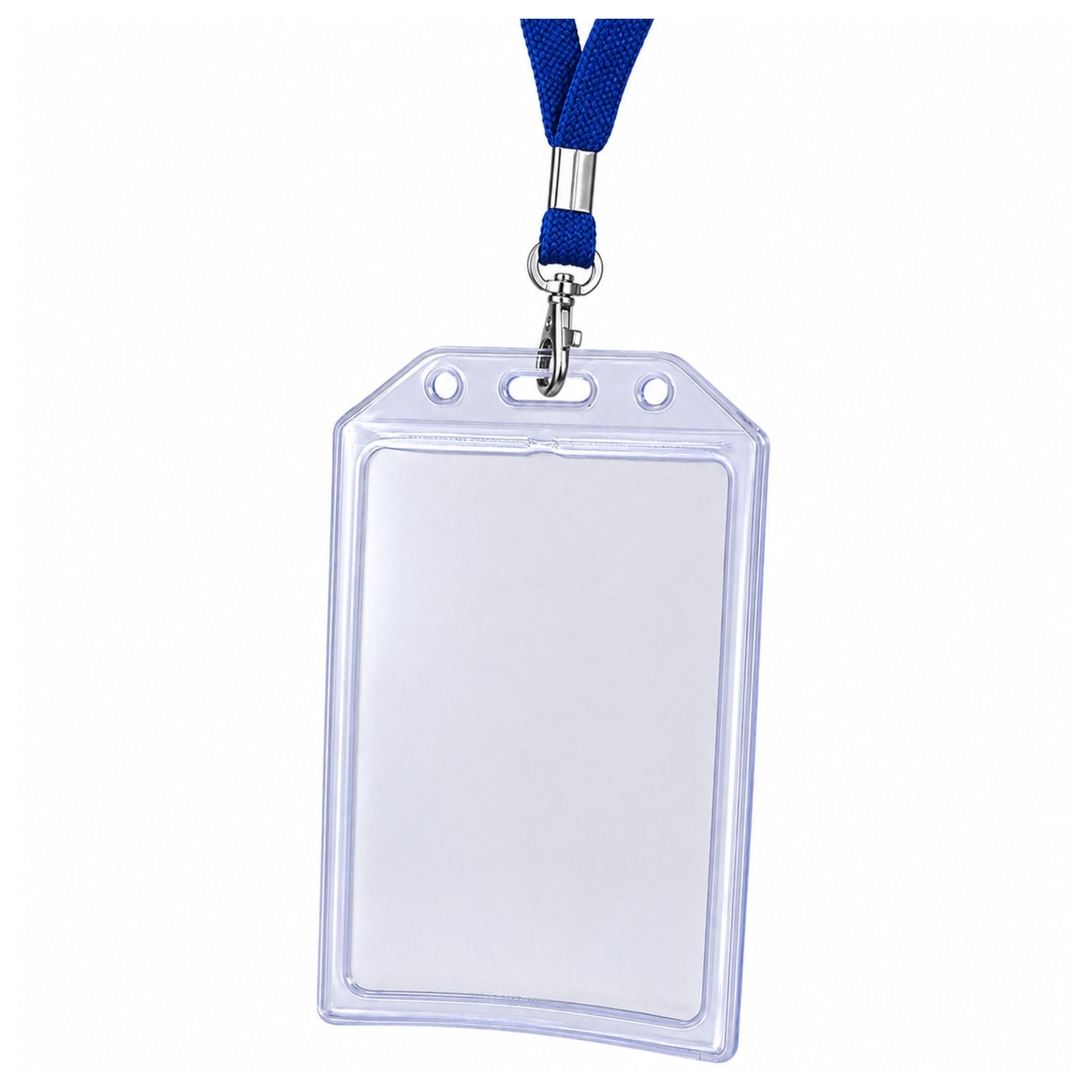 Etui na dowód osobisty przezroczyste pionowe 10,5 x 6 cm