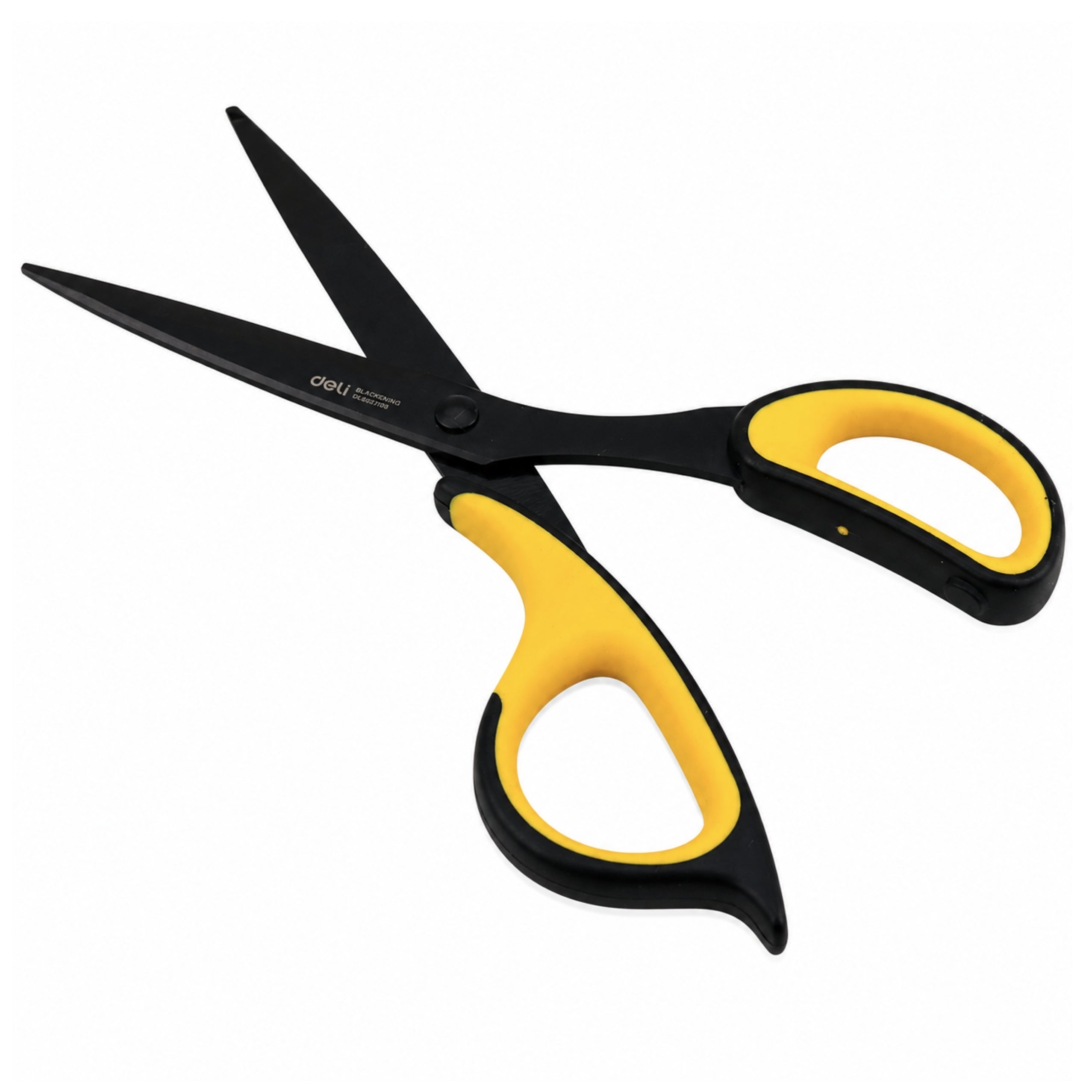 Black And Yellow Stainless Steel Office Scissors 18.4 Cm