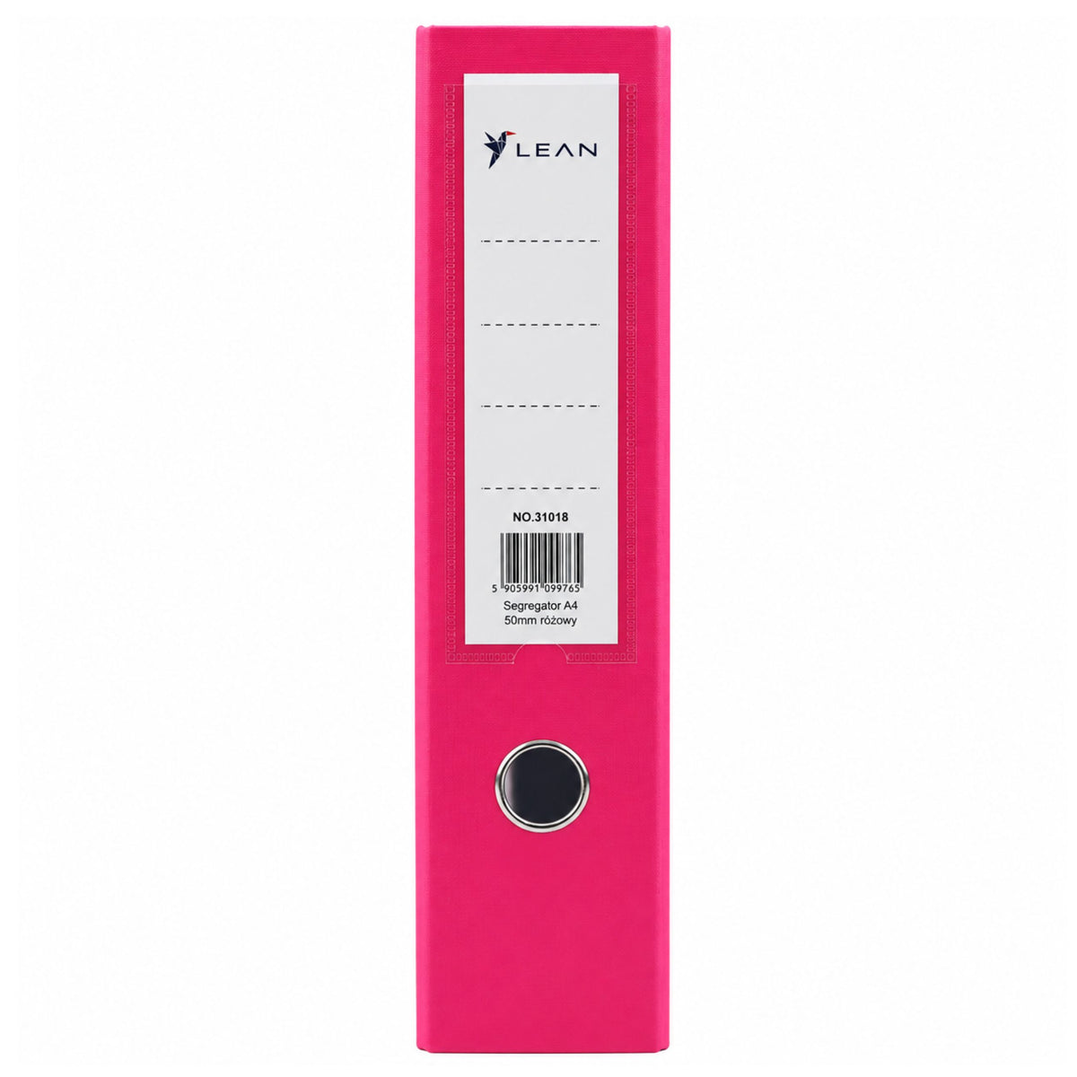 A4/80mm Document Binder With Lever Mechanism Pink