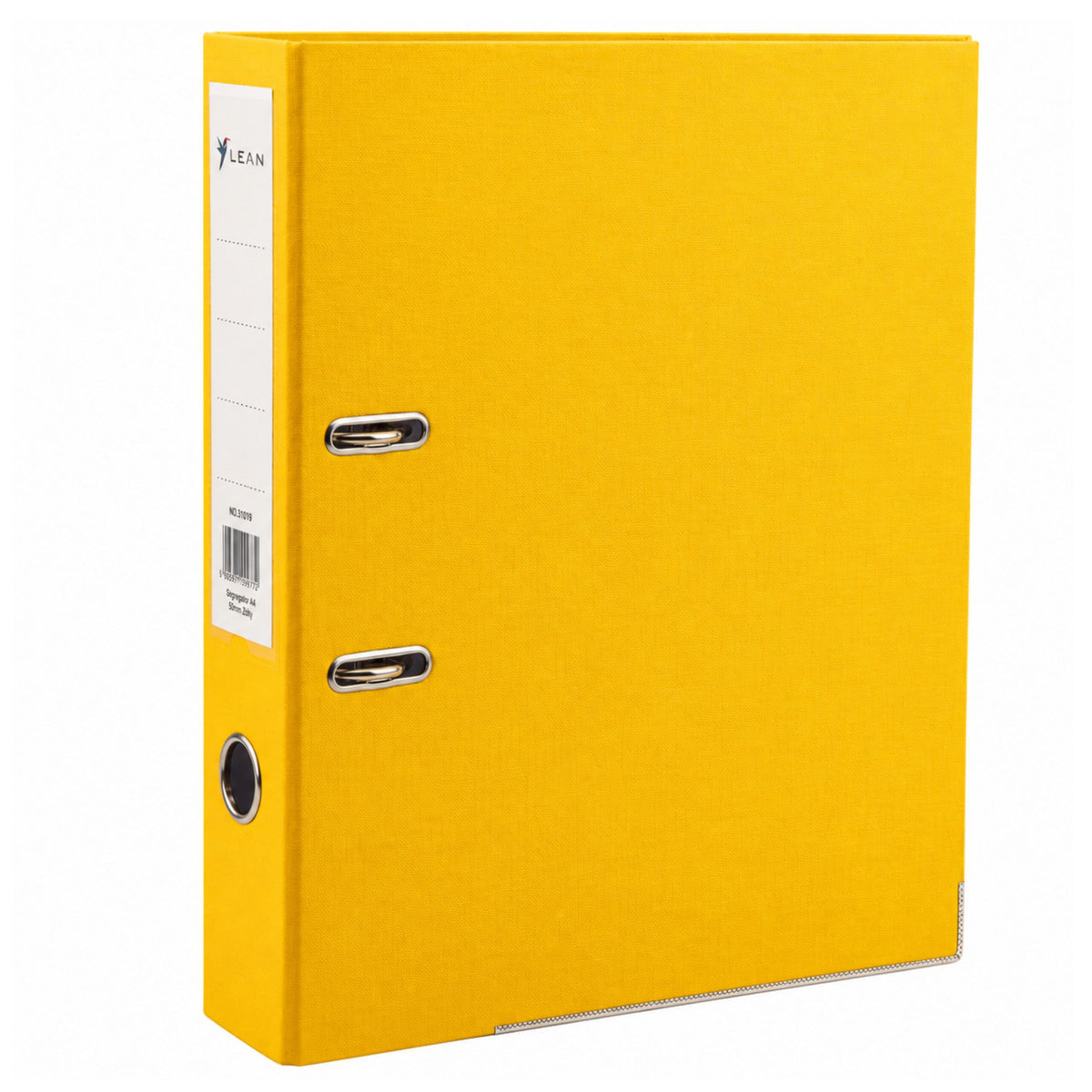A4/80mm Document Binder With Lever Mechanism Yellow