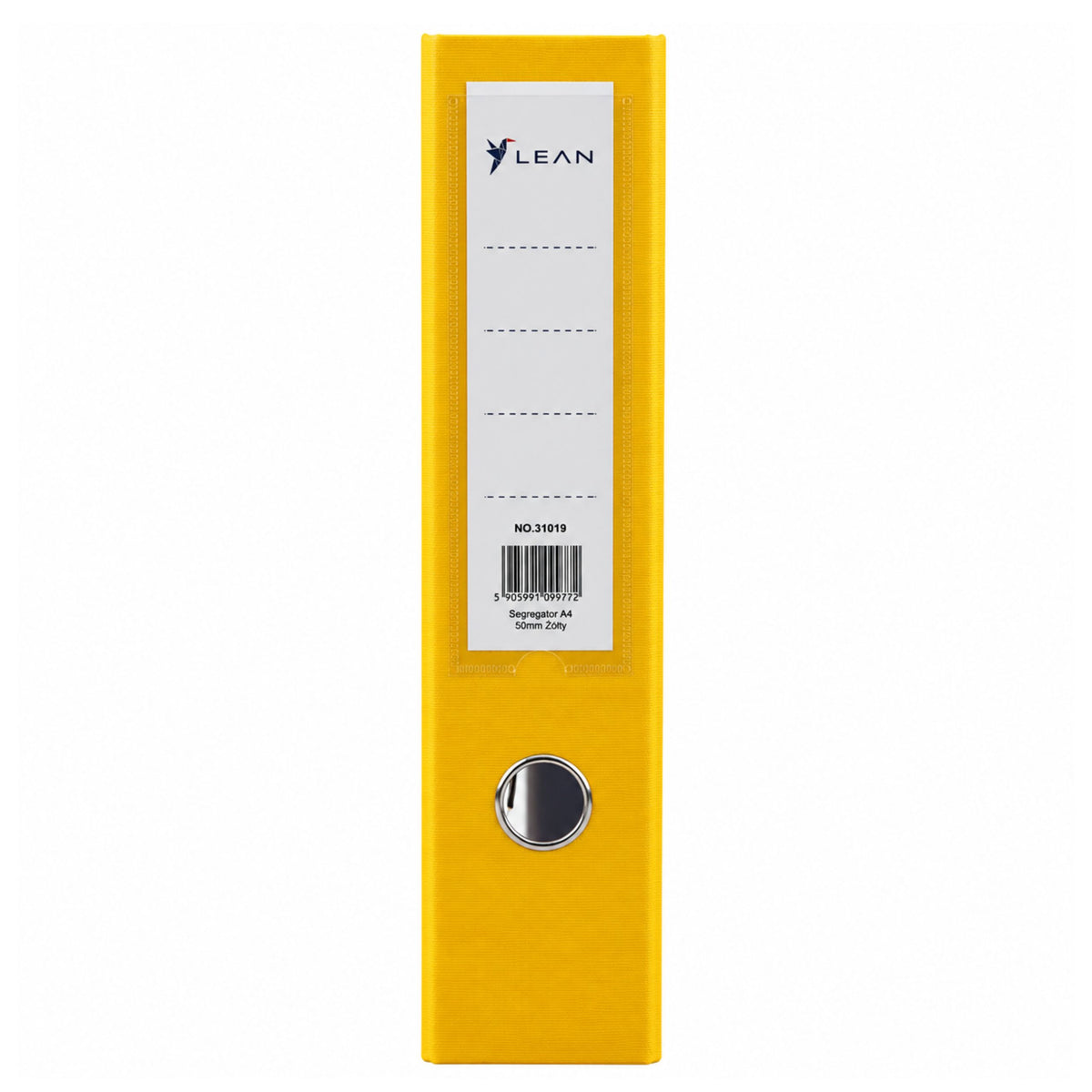 A4/80mm Document Binder With Lever Mechanism Yellow