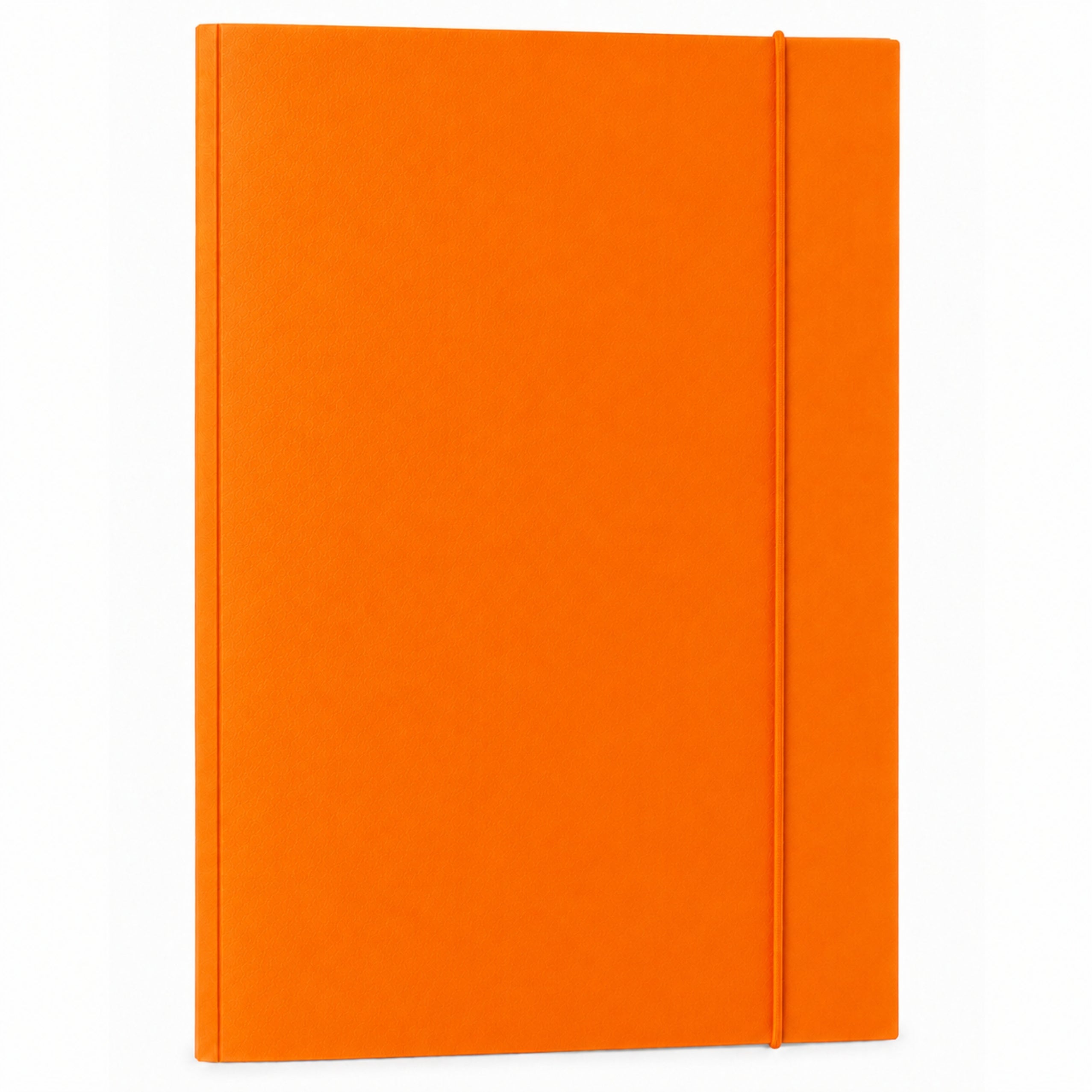 Papmappe Med Elastik Lakeret A4 300 G/m2 Orange