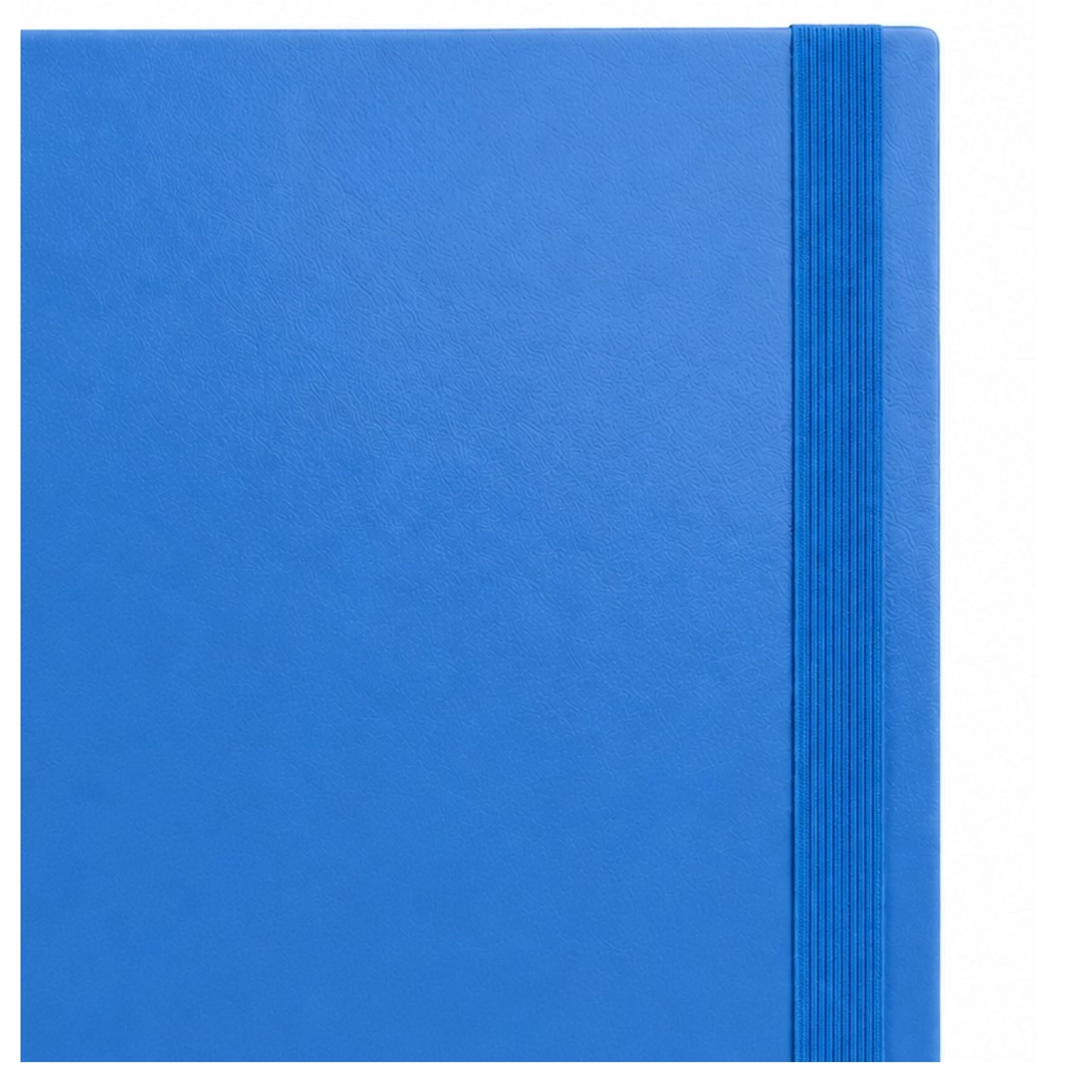 Blue Office Folder With Elastic Band For Documents A4/4.5 Cm