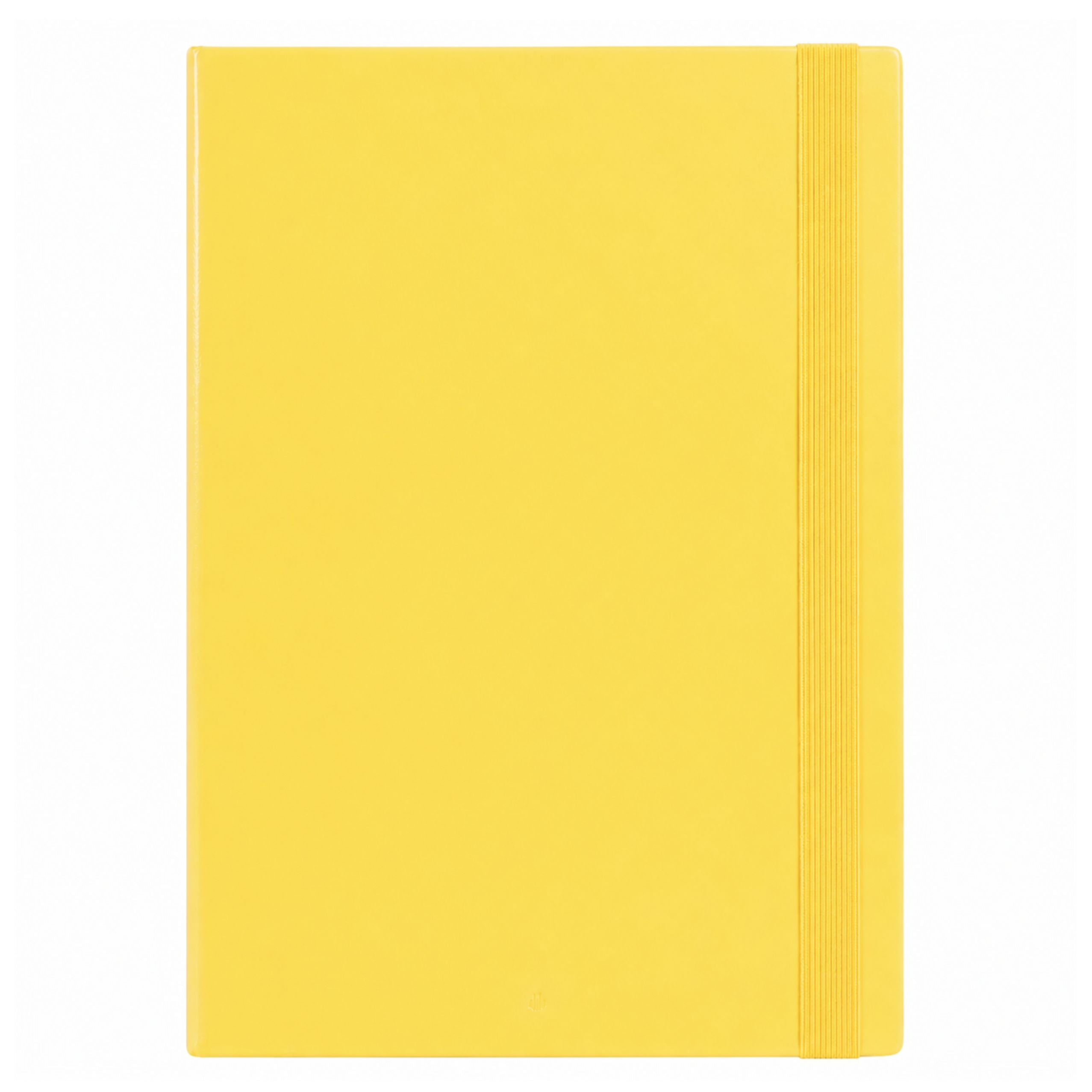 Folder For Documents With Elastic Band Hard Office Yellow A4/4.5 Cm