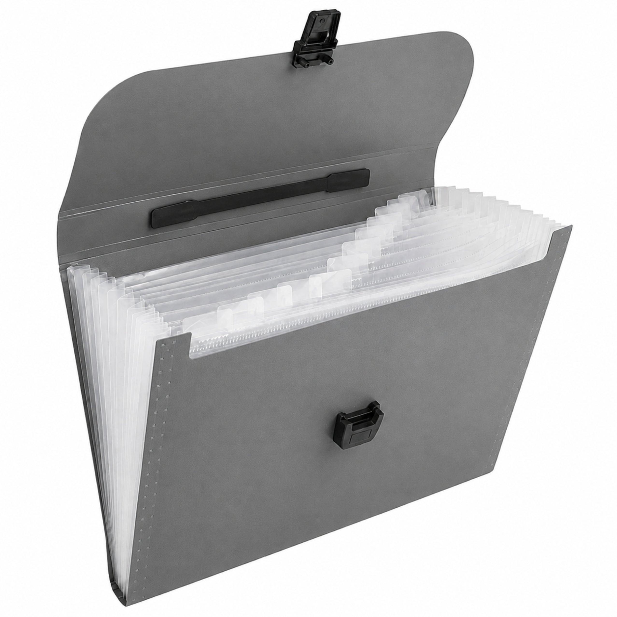 Folder Folder Organizer For Documents 13 Compartments Gray A4 Holder