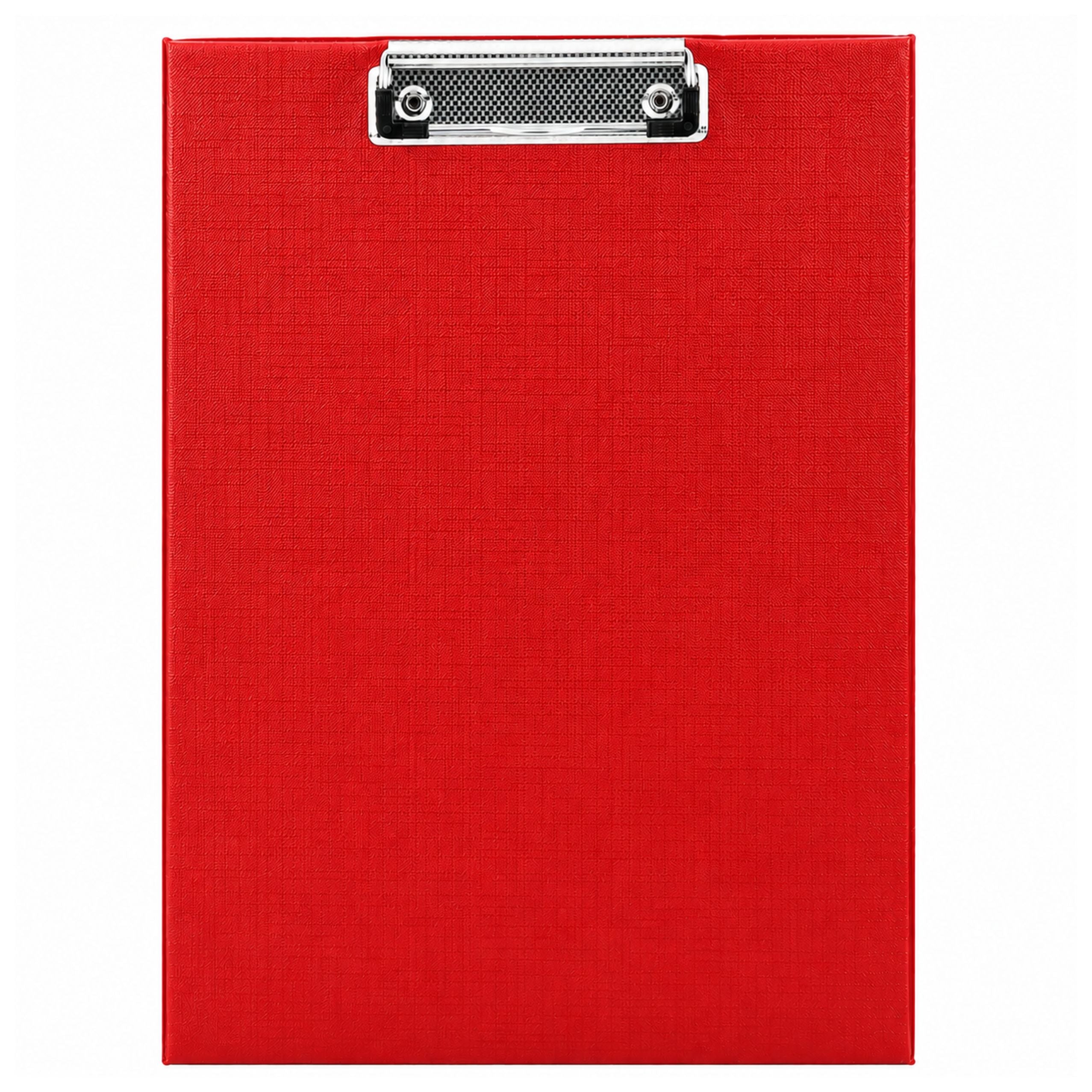 Clipboard With Metal Clip For Writing A4 Red